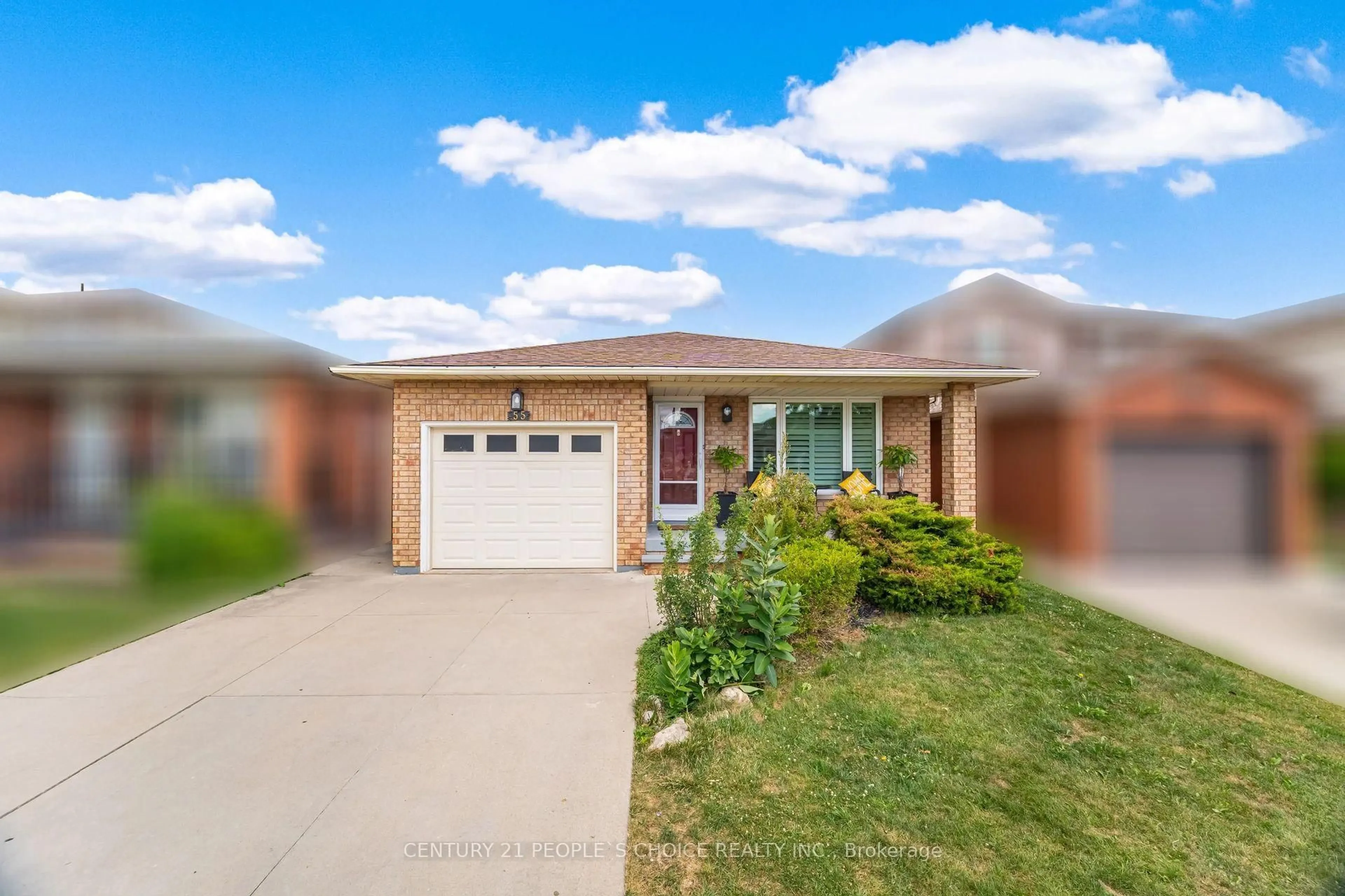 Home with brick exterior material, street for 55 Vineberg Dr, Hamilton Ontario L9B 2P6