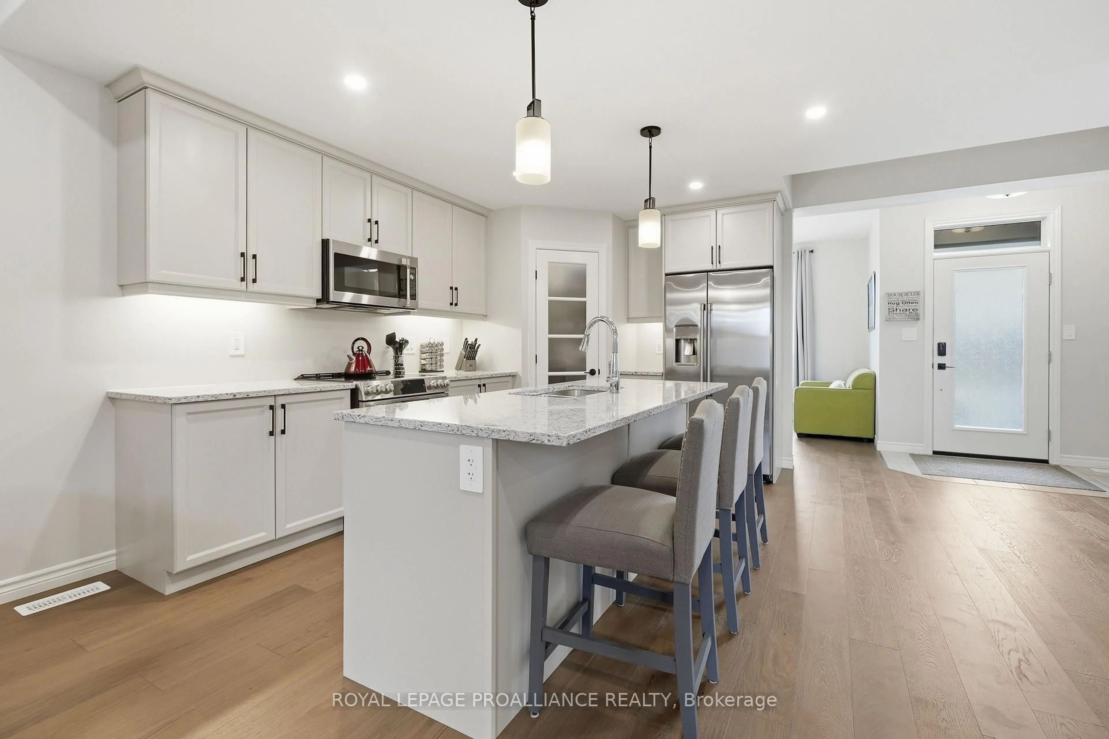Open concept kitchen, unknown for 24 Riverstone Way, Belleville Ontario K8N 0S6