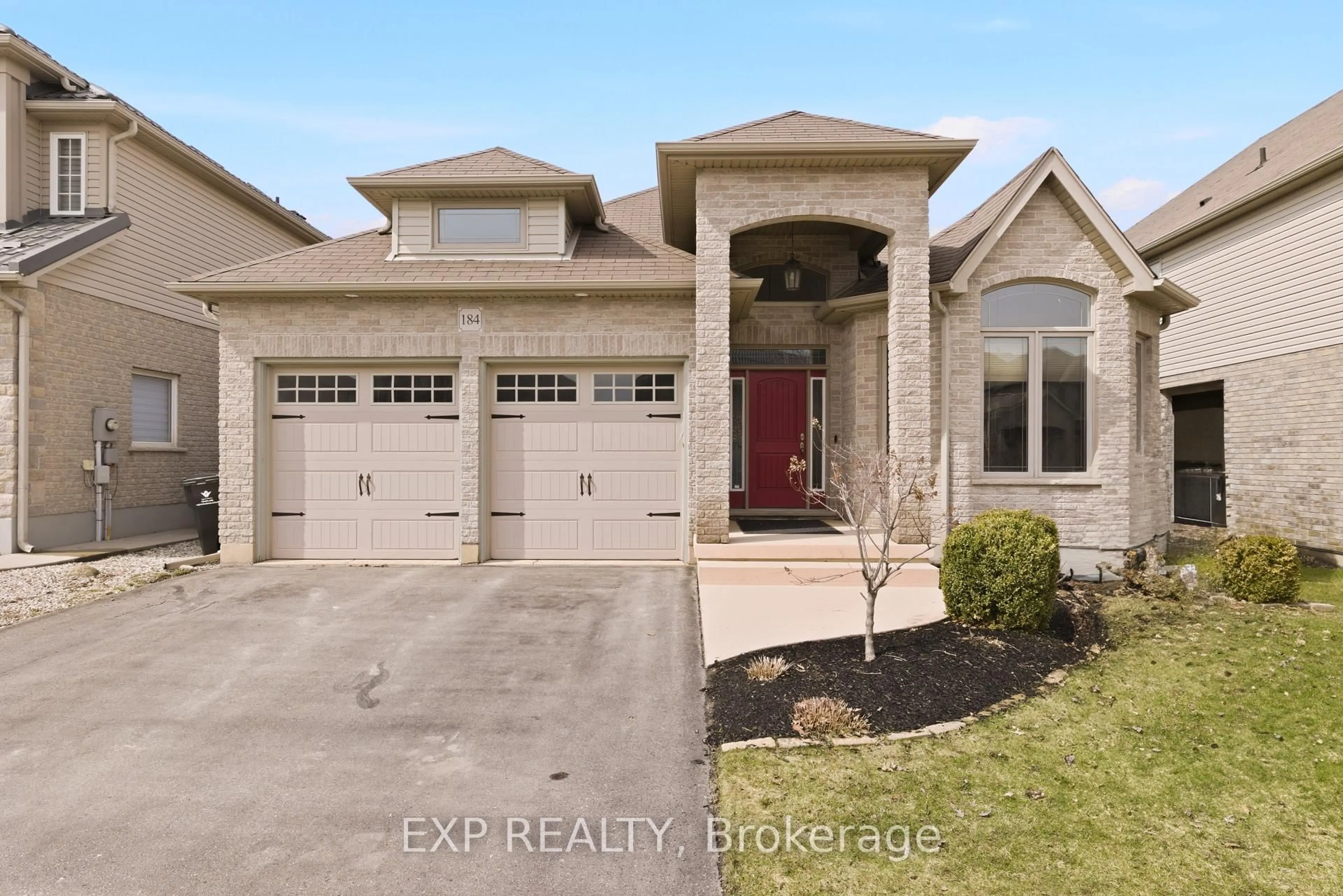 Home with brick exterior material, street for 184 Townsend Dr, Woolwich Ontario N0B 1M0