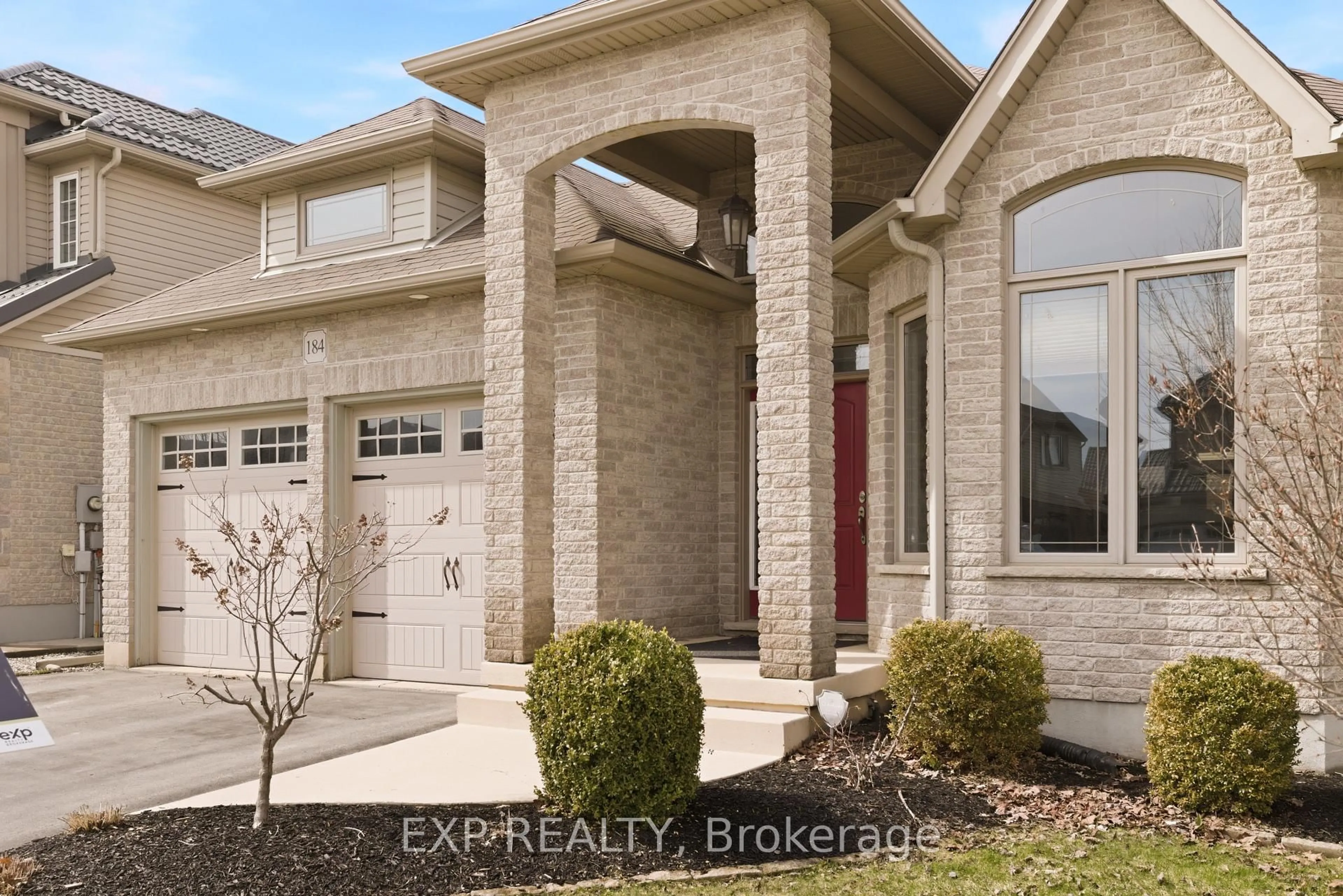 Home with brick exterior material, street for 184 Townsend Dr, Woolwich Ontario N0B 1M0