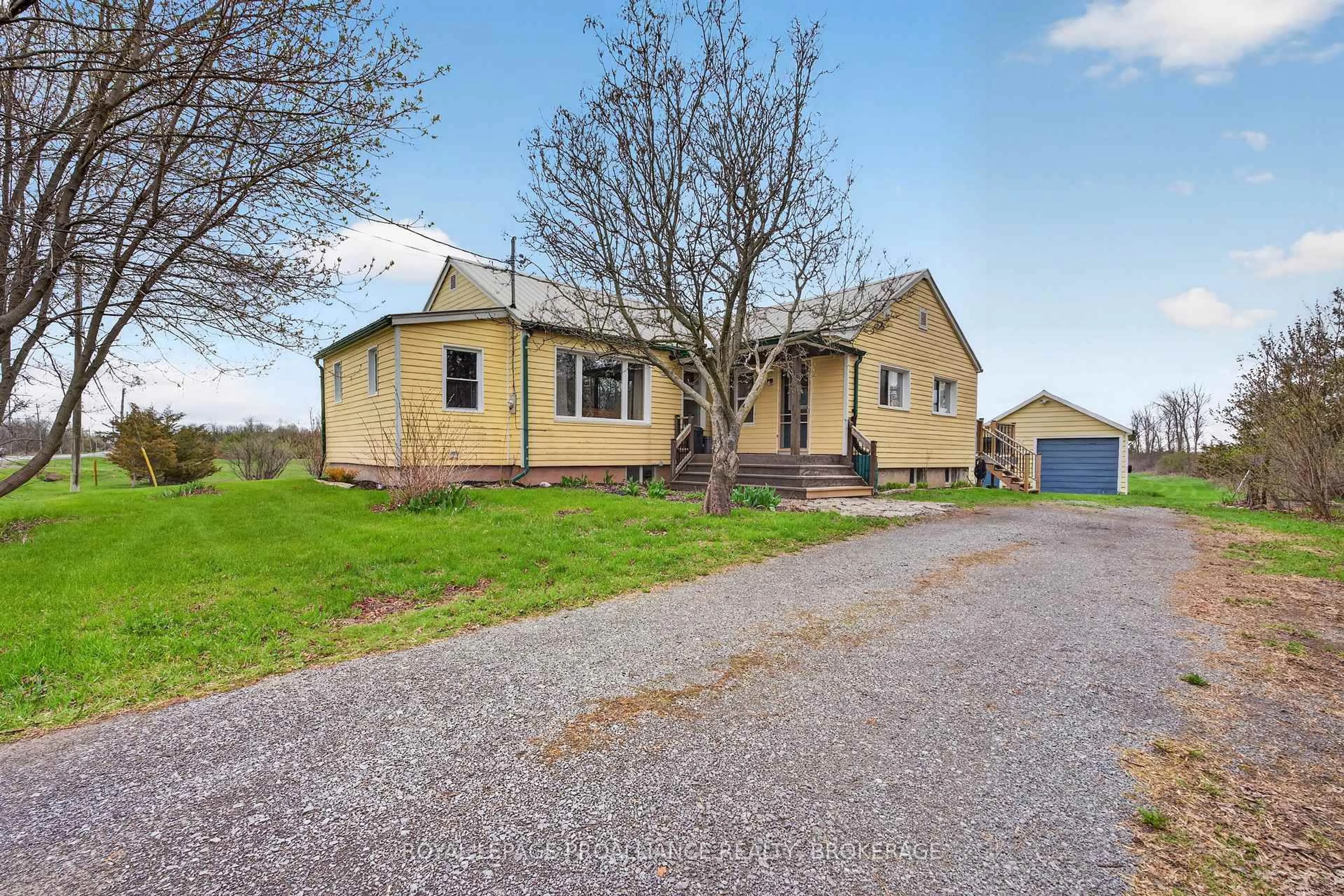 A pic from outside/outdoor area/front of a property/back of a property/a pic from drone, building for 5790 County Road 2, Bissett Creek Ontario K0H 2H0