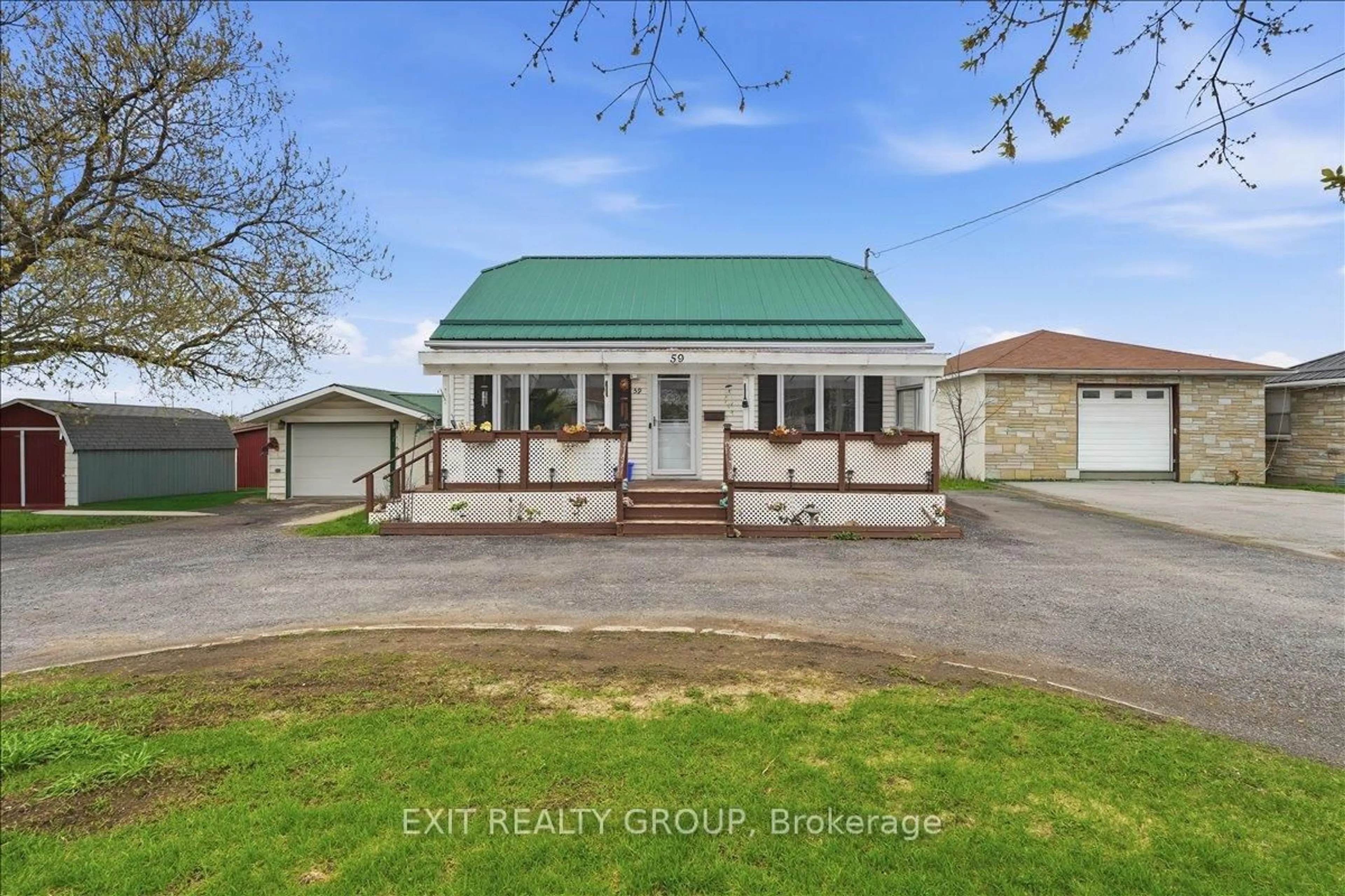 A pic from outside/outdoor area/front of a property/back of a property/a pic from drone, street for 59 Cannifton Rd, Belleville Ontario K8N 4Z6