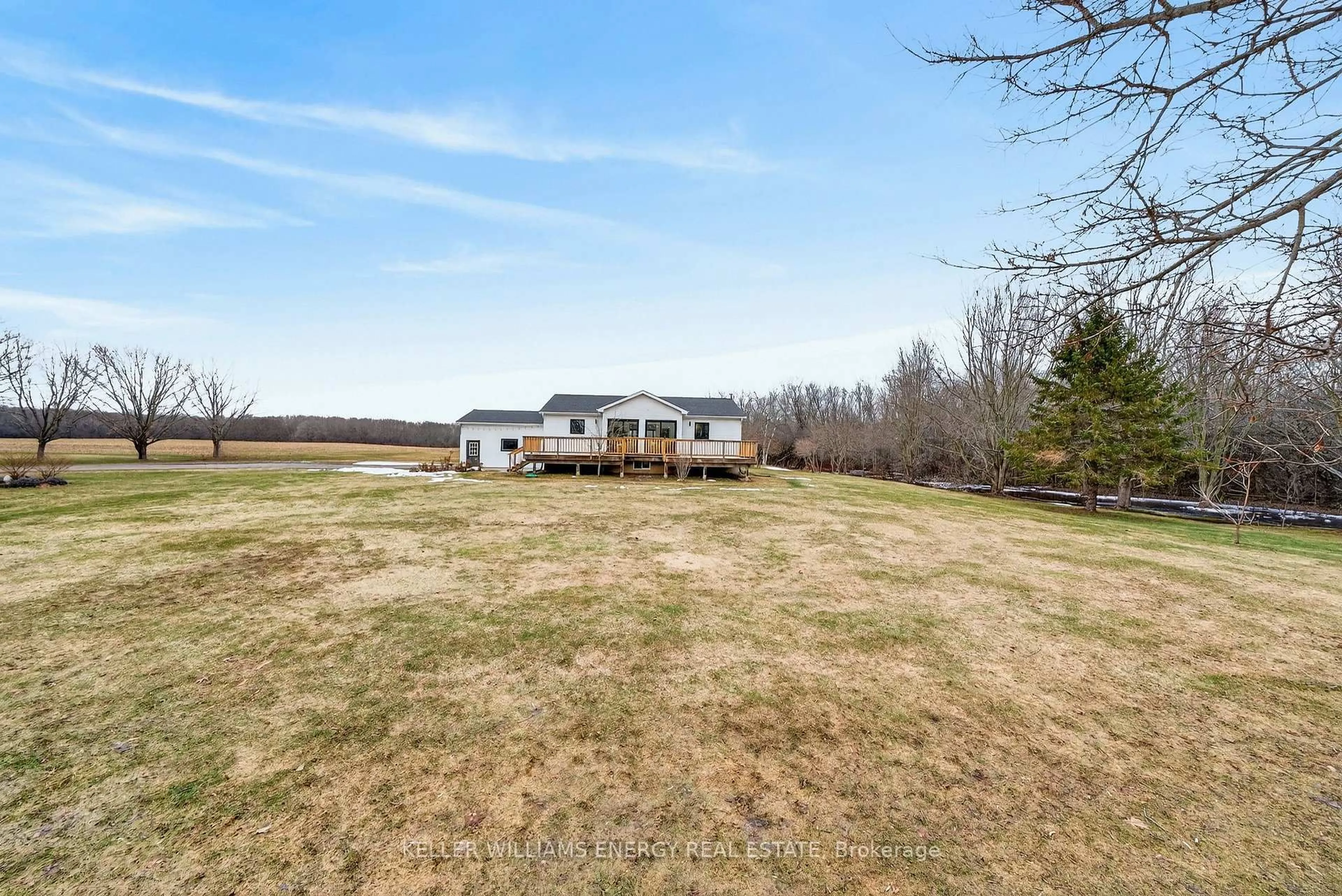 A pic from outside/outdoor area/front of a property/back of a property/a pic from drone, water/lake/river/ocean view for 300 Hubbs Creek Rd, Prince Edward County Ontario K0K 3L0