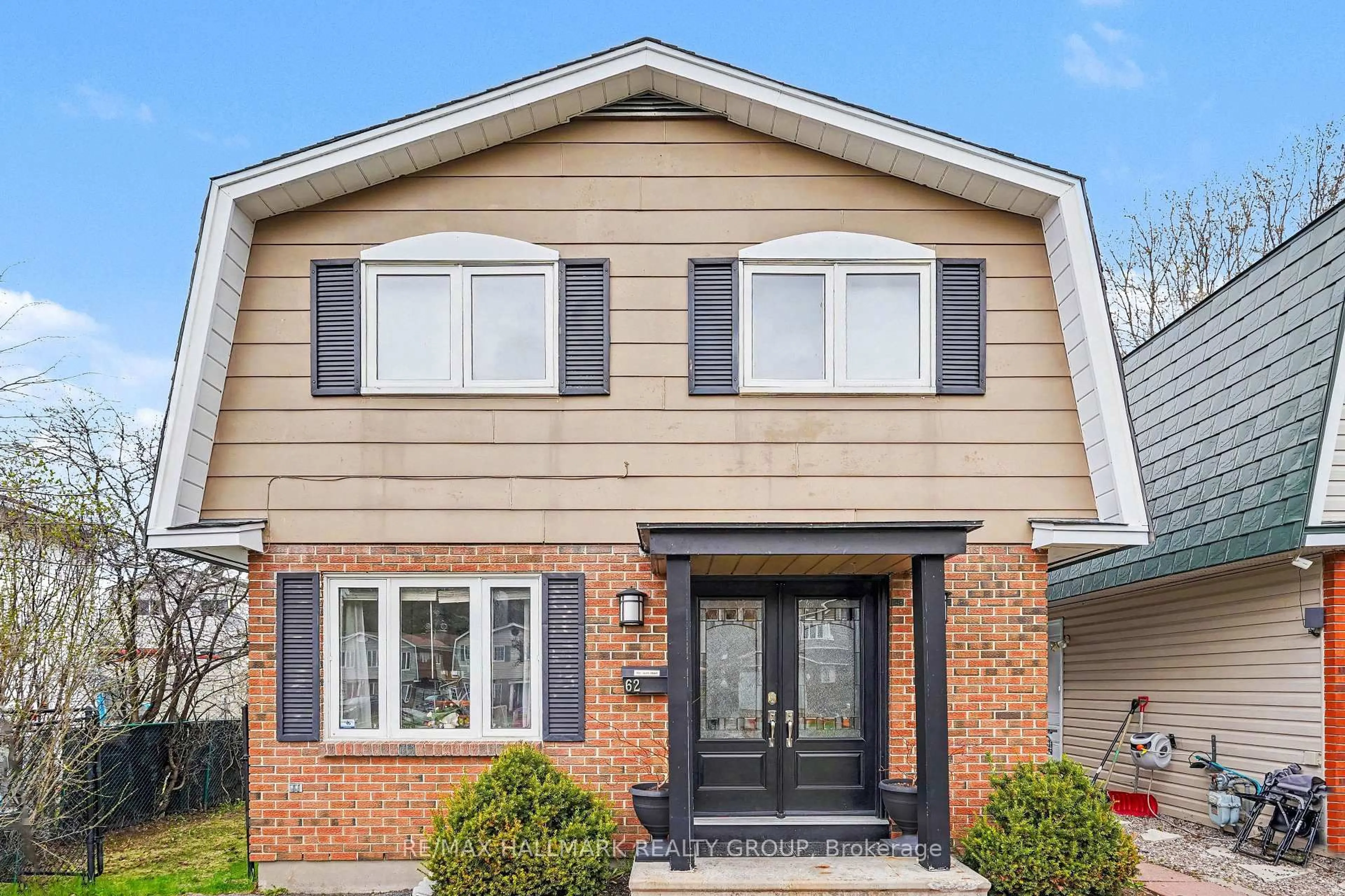 Home with brick exterior material, street for 62 Priam Way, Ottawa Ontario K2H 8S8