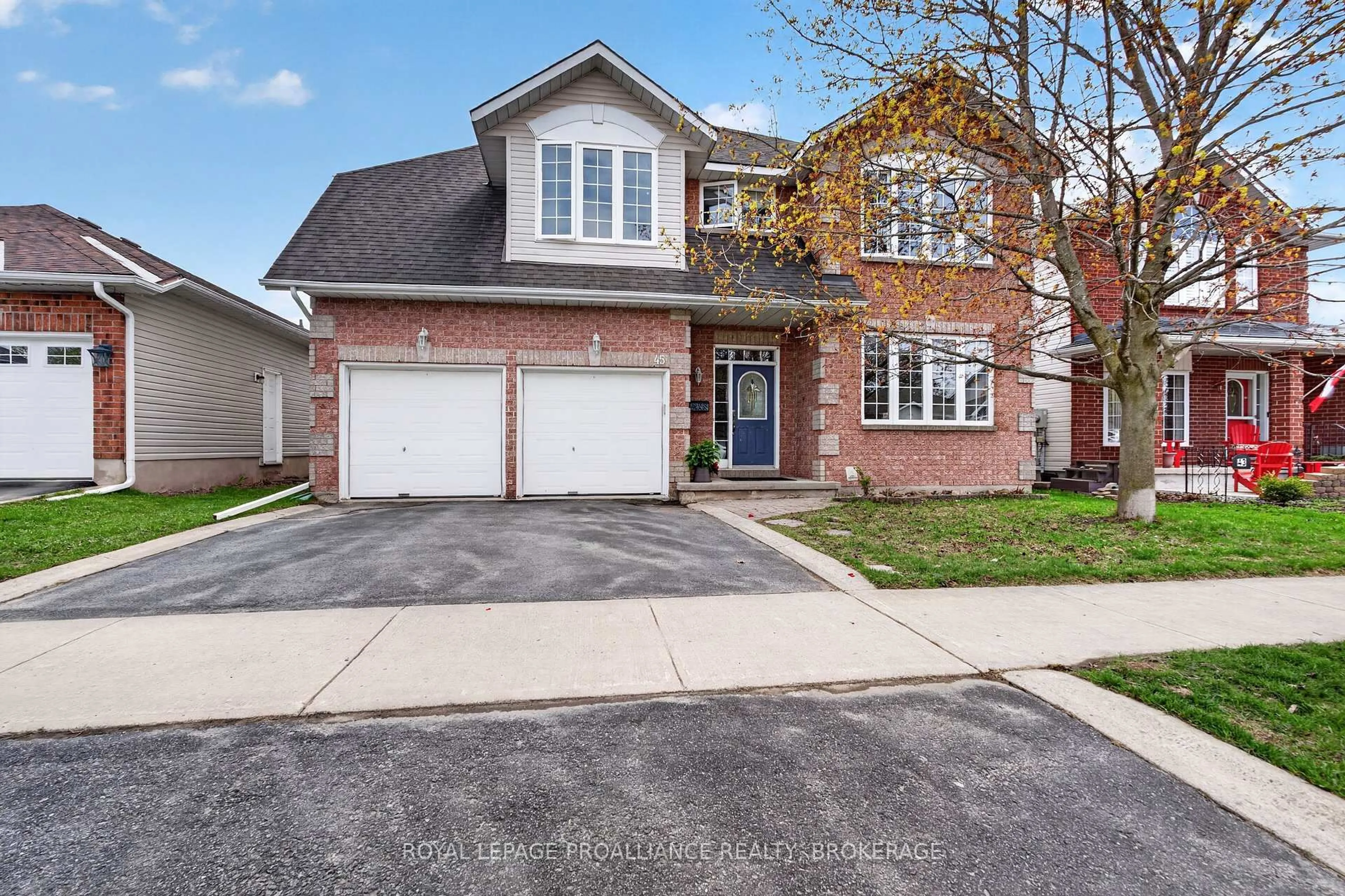 Home with brick exterior material, street for 45 Biscayne St, Kingston Ontario K7K 7J9
