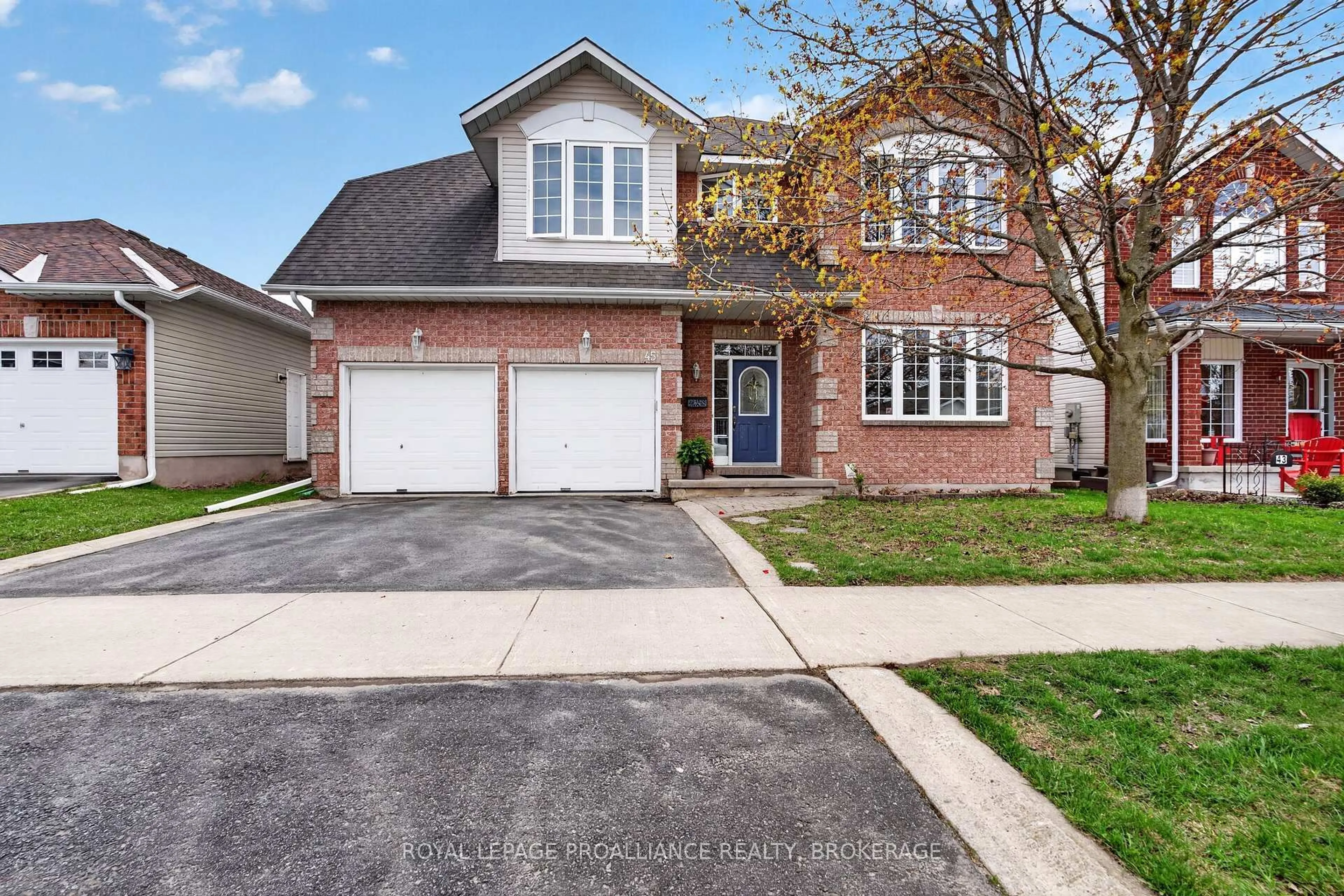Home with brick exterior material, street for 45 Biscayne St, Kingston Ontario K7K 7J9