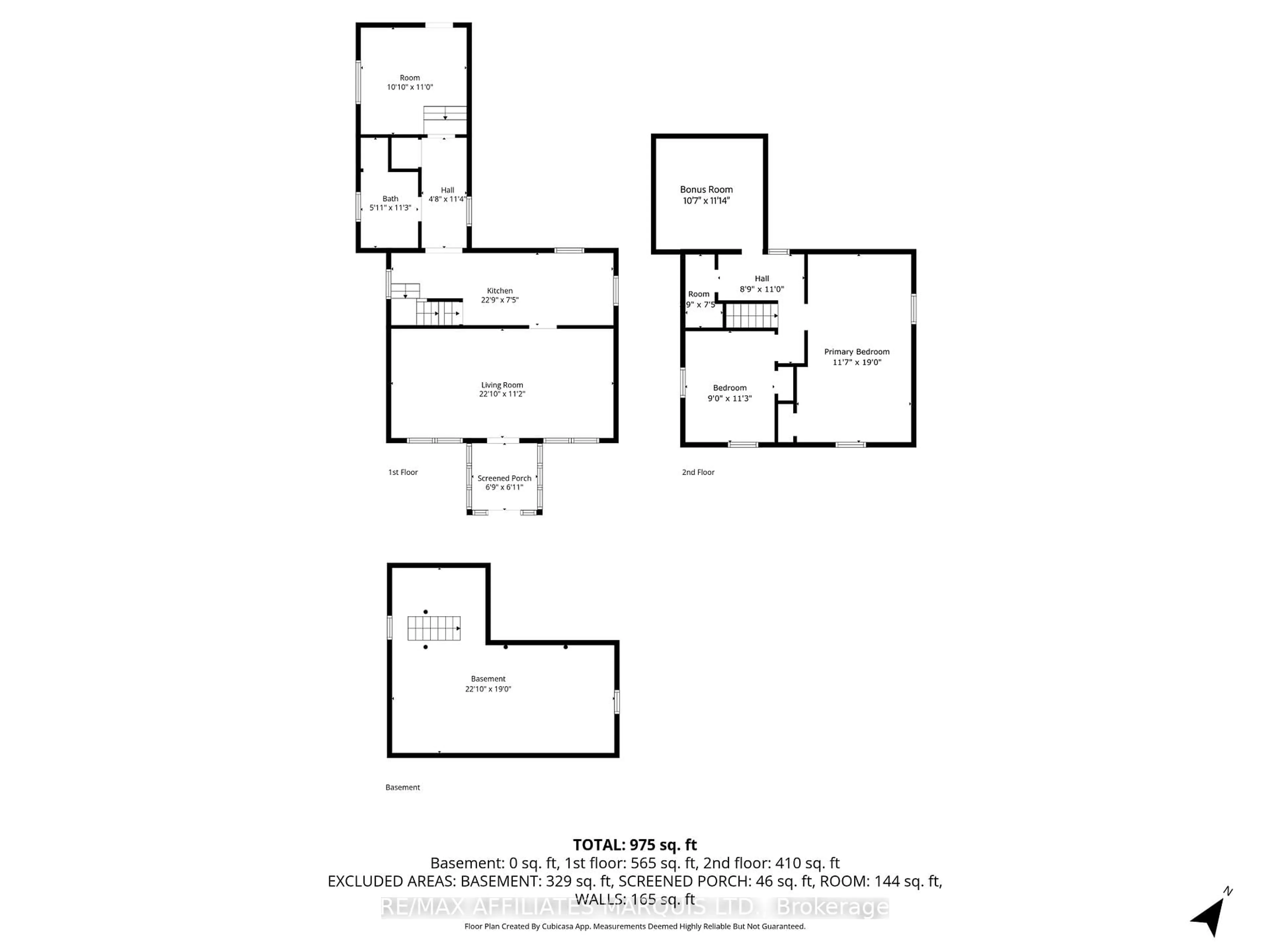 Floor plan for 21495 Brodie Rd, North Glengarry Ontario K0B 1E0