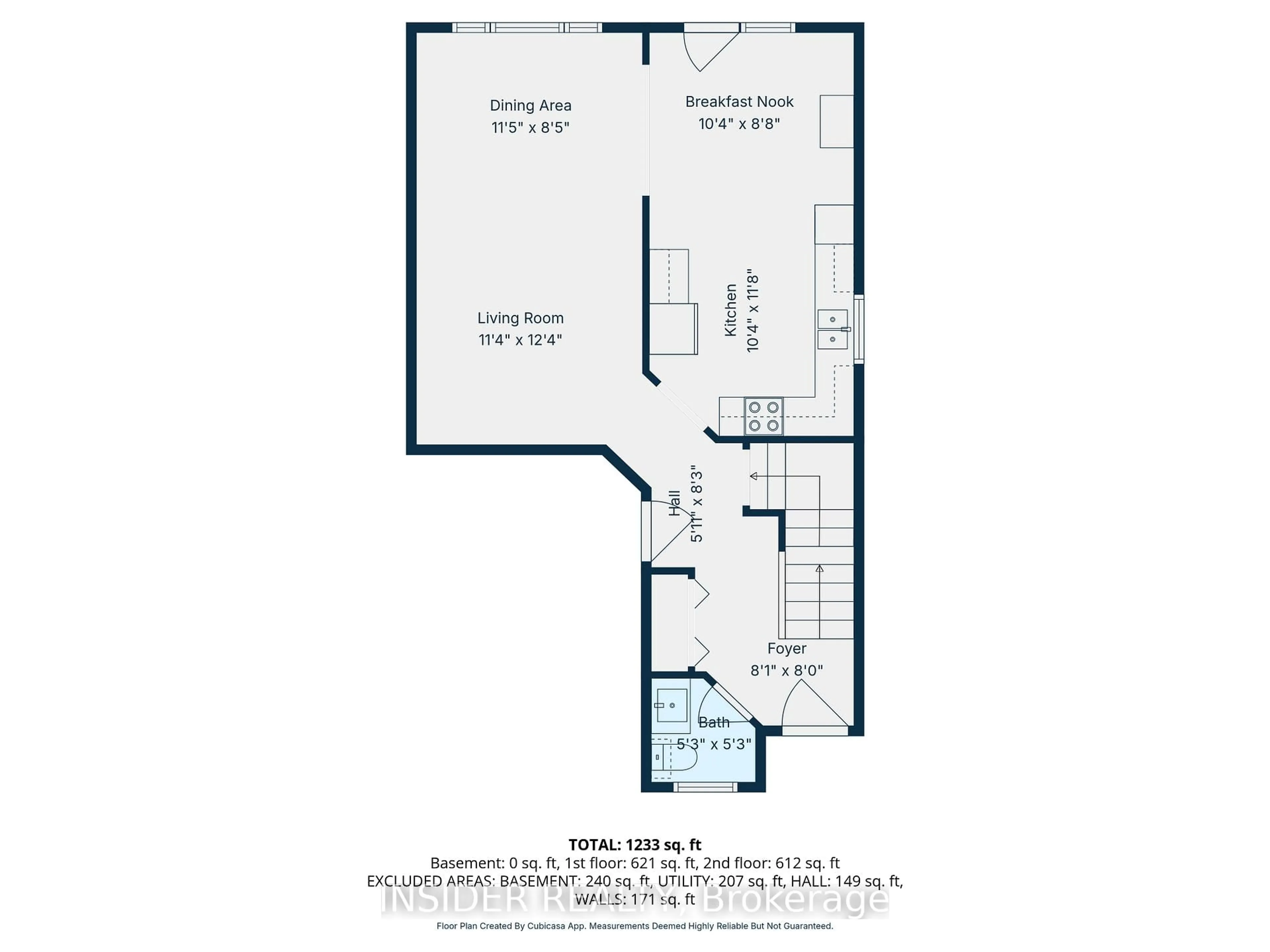Floor plan for 285 Railway Ave, Stratford Ontario N5A 2J3