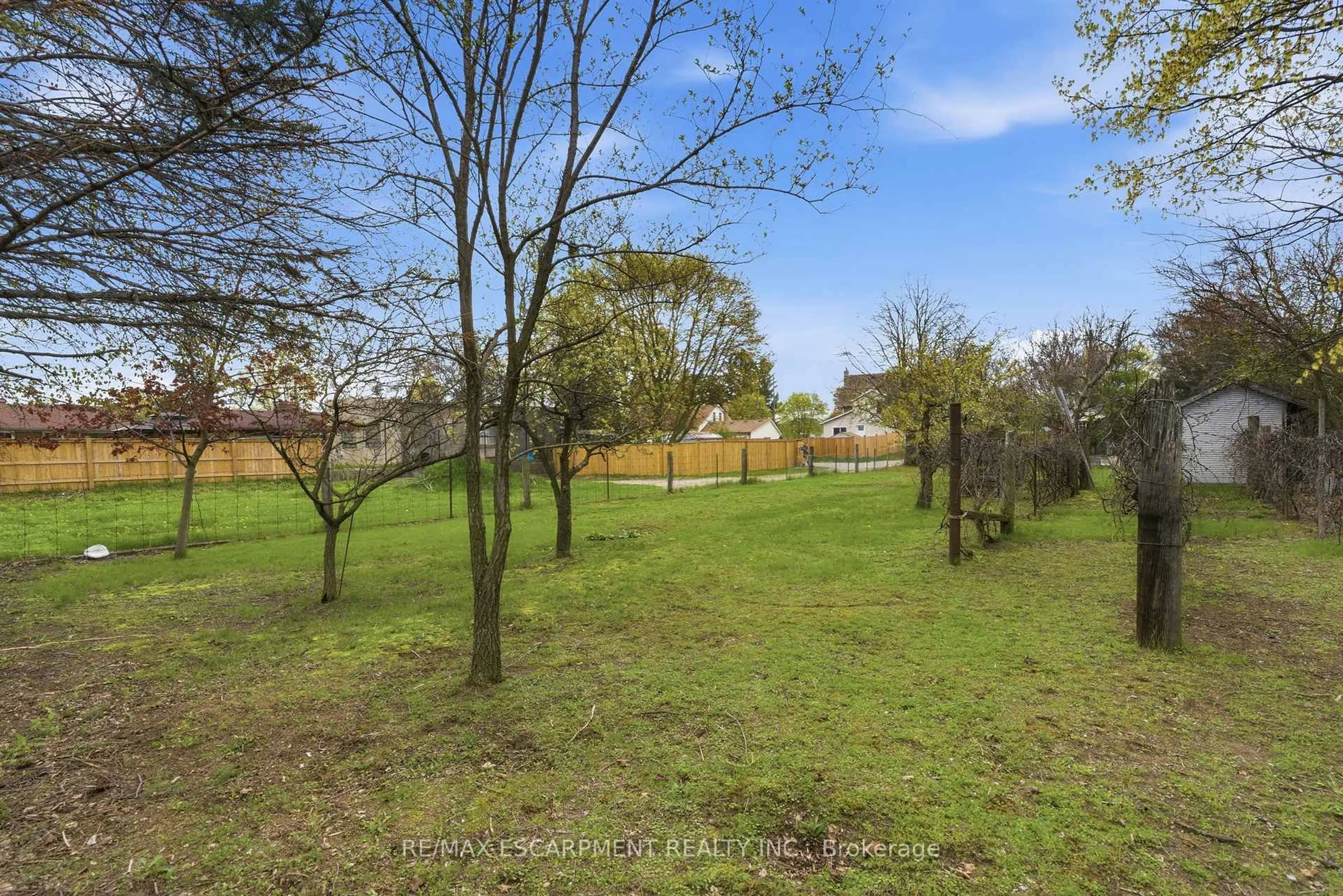 A pic from outside/outdoor area/front of a property/back of a property/a pic from drone, forest/trees view for 113 North Park St, Brantford Ontario N3R 4K3