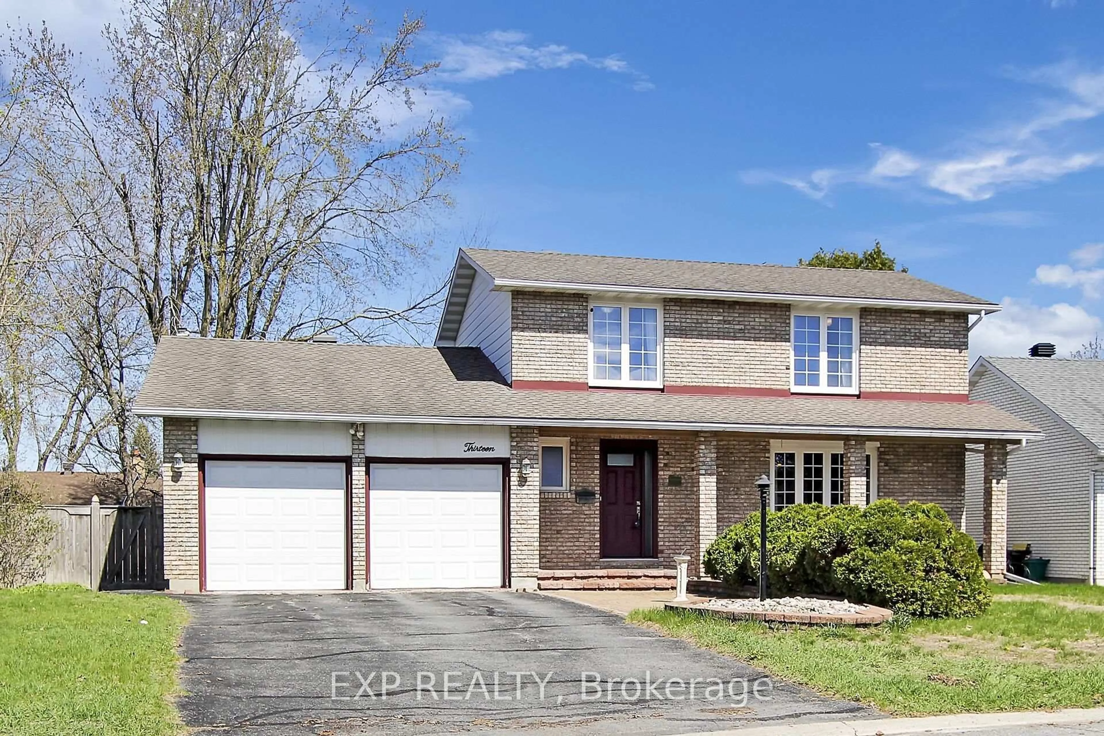 Home with brick exterior material, street for 13 Shanel Pl, Barrhaven Ontario K2J 1C3