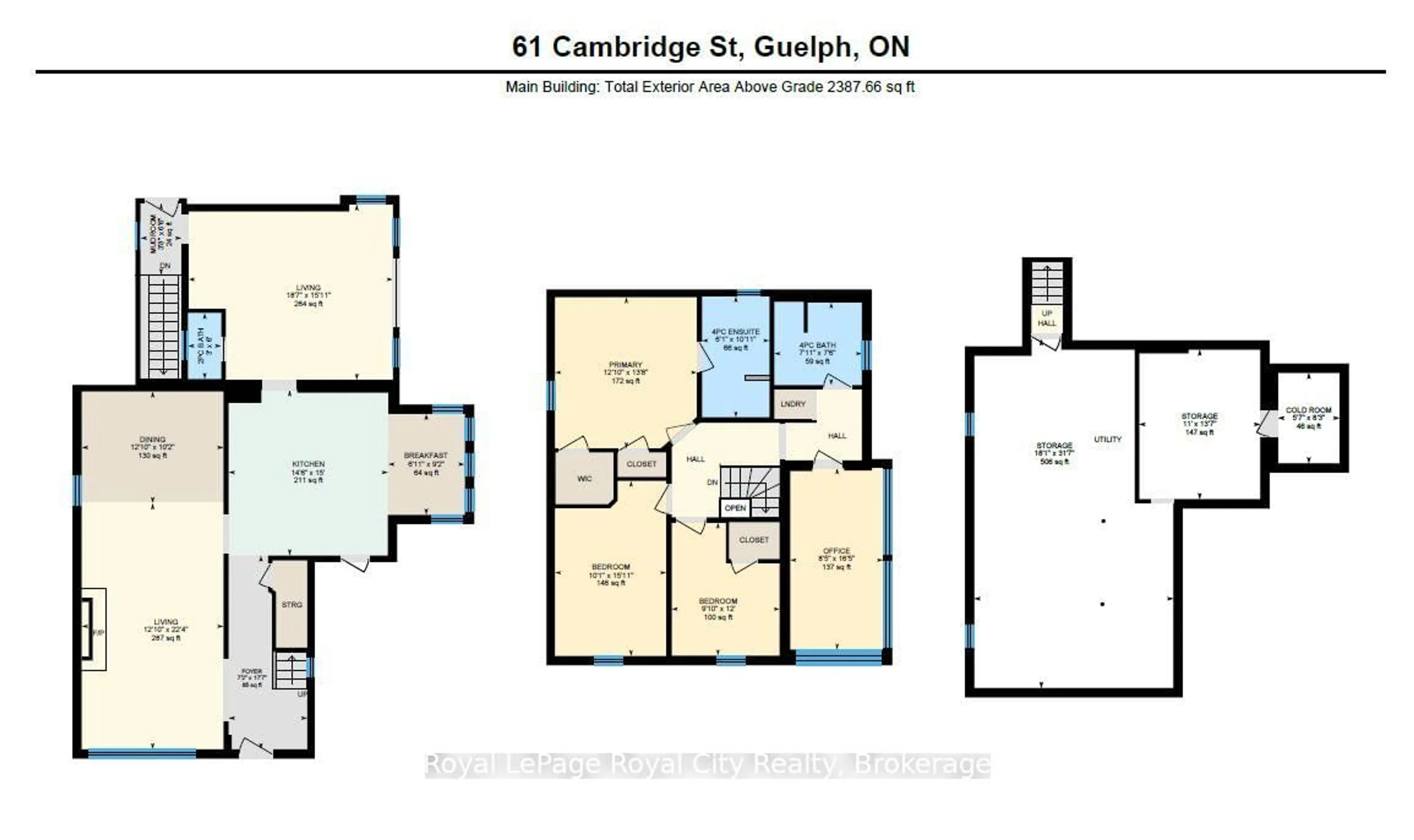 Floor plan for 61 Cambridge St, Guelph Ontario N1H 2V1