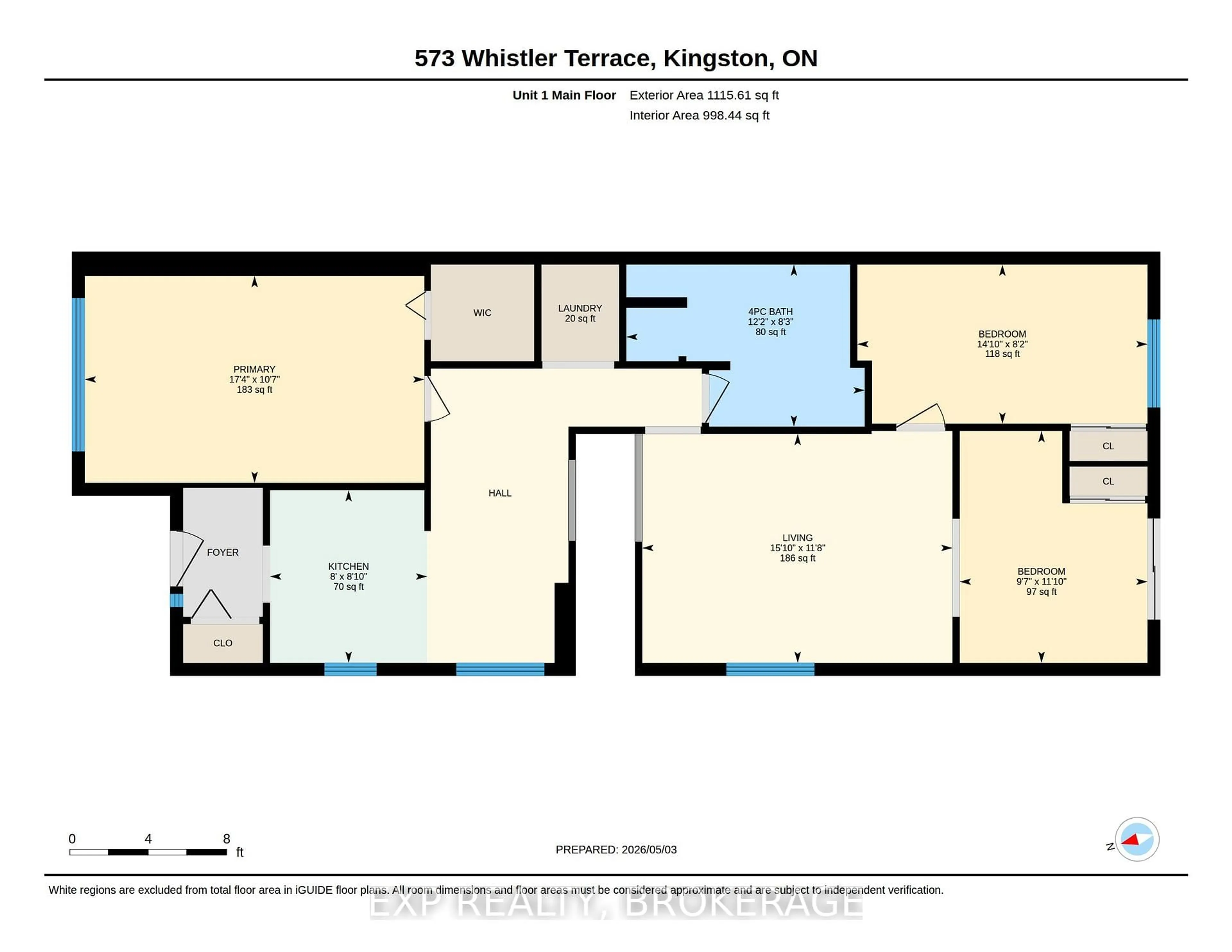 Floor plan for 573 WHISTLER Terr, Kingston Ontario K7M 8K4