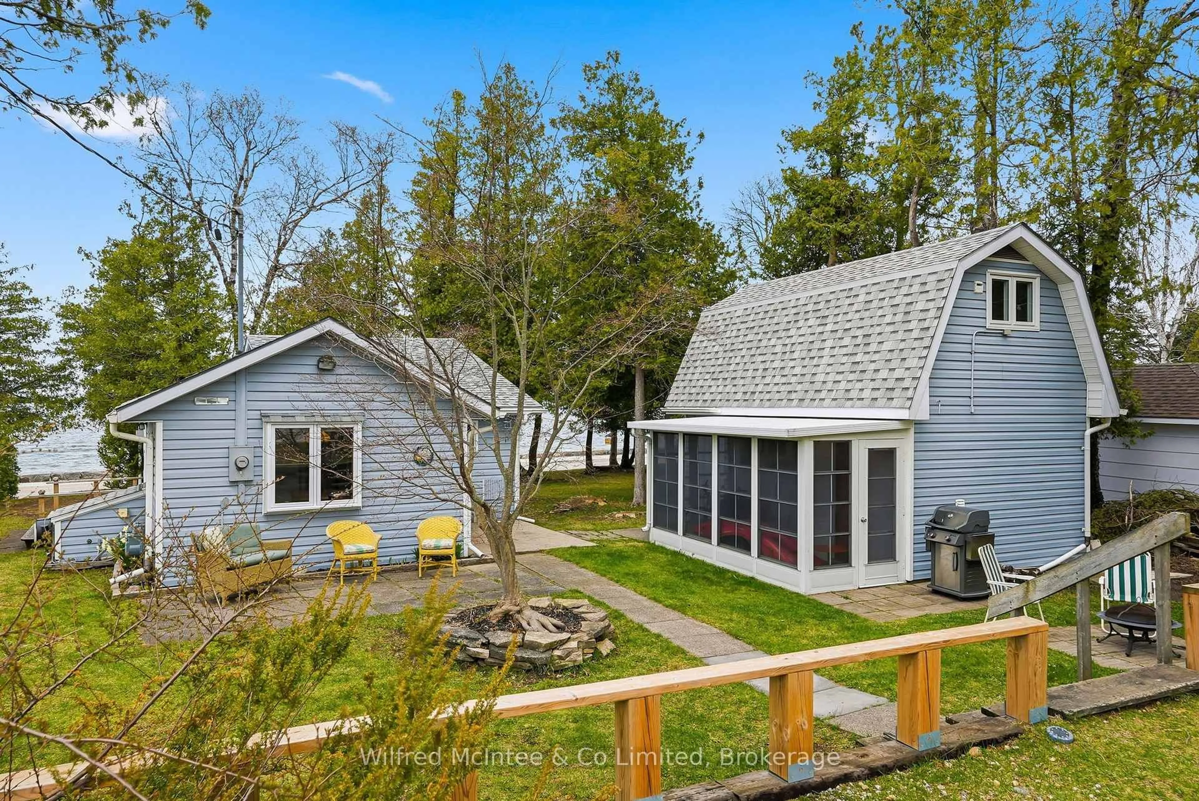 Patio, water/lake/river/ocean view for 23 Fenton Dr, Saugeen Shores Ontario N0H 2C6