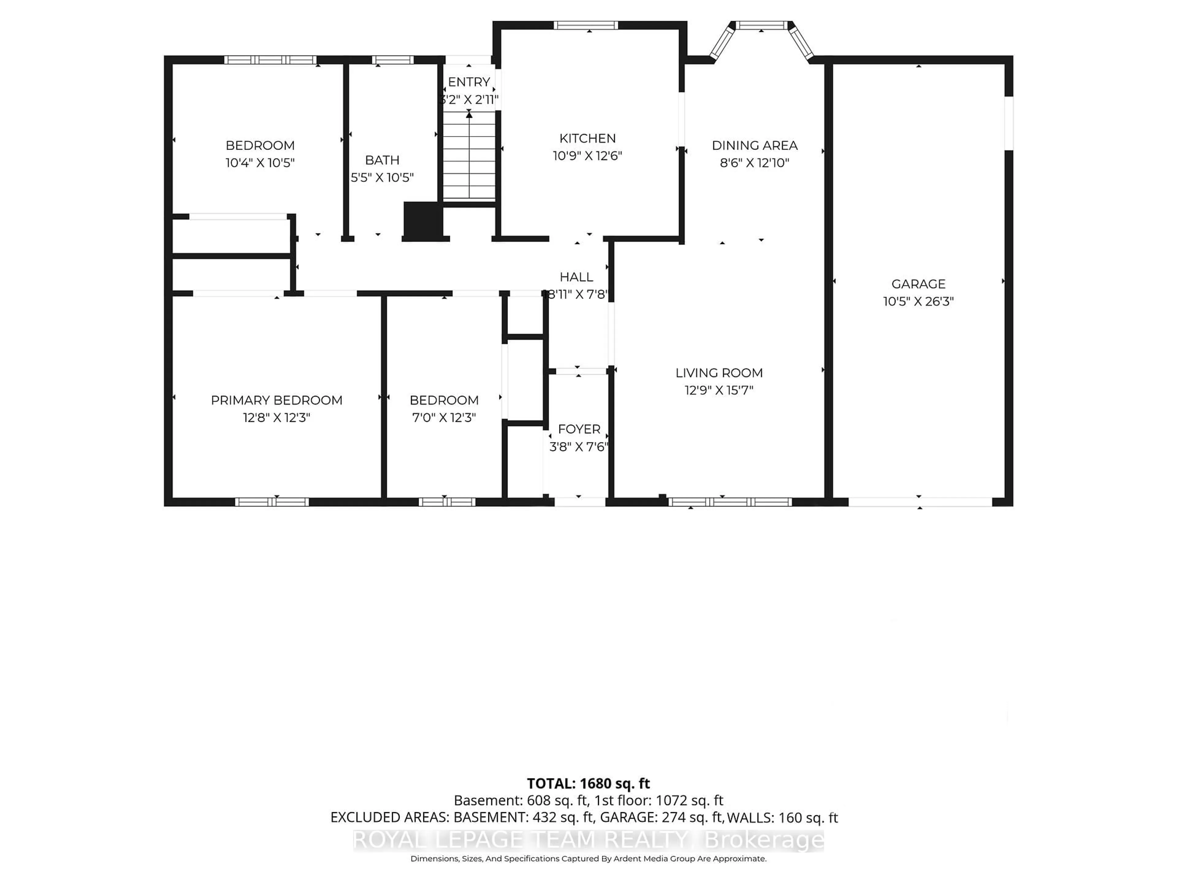 Floor plan for 2368 Ogilvie Rd, Ottawa Ontario K1J 7N6