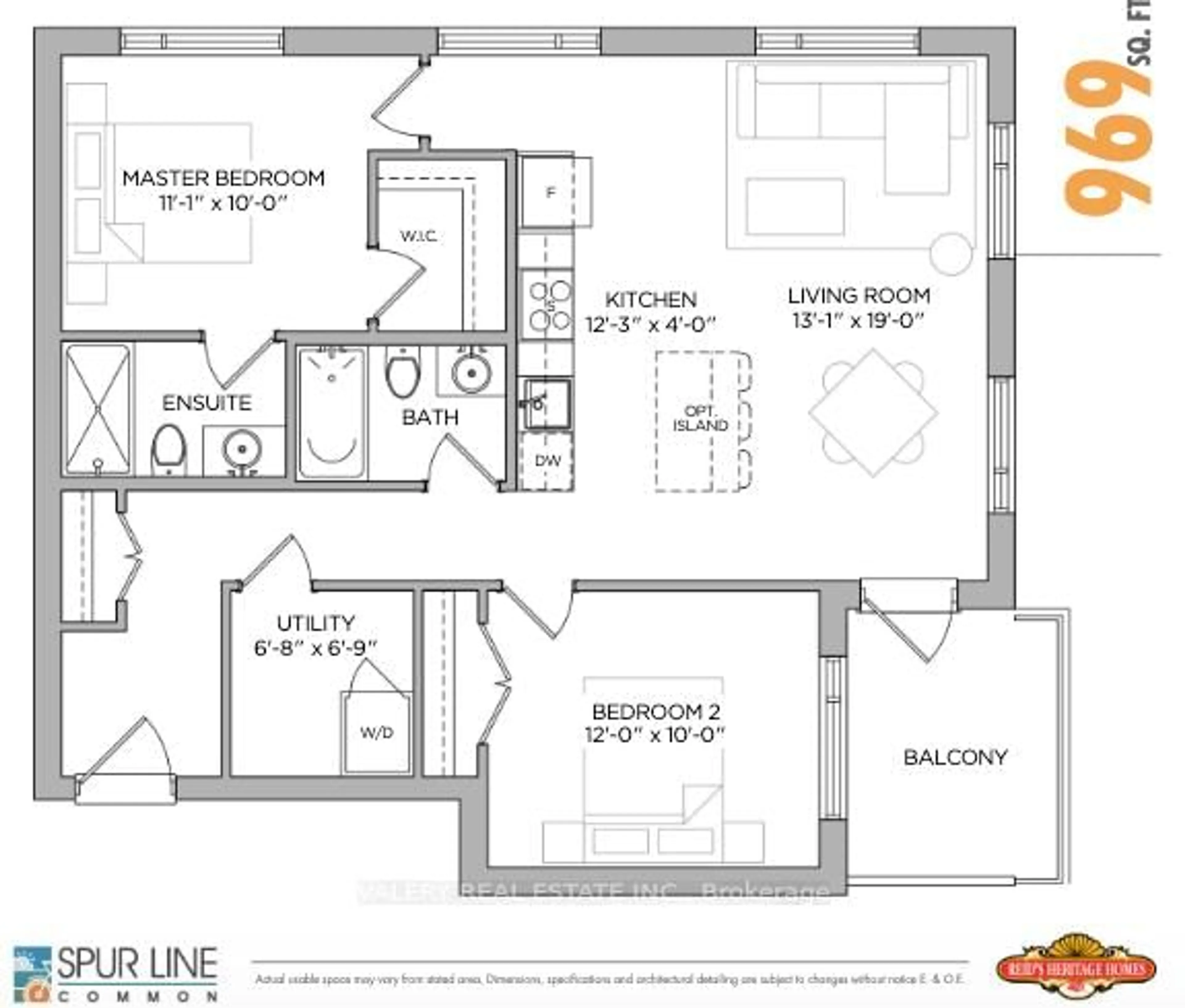 Floor plan for 103 Roger St #102, Waterloo Ontario N2J 1A4