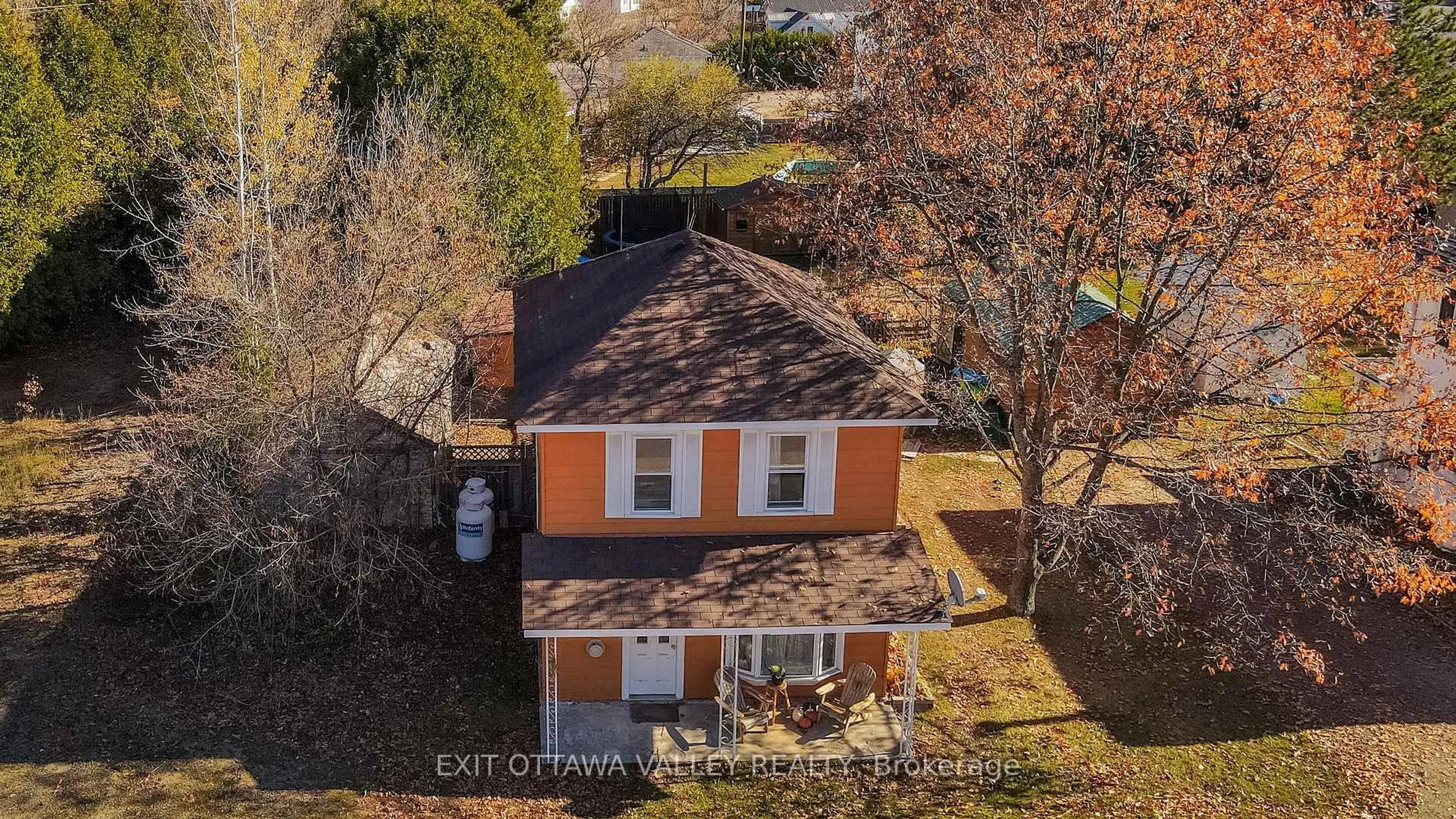 A pic from outside/outdoor area/front of a property/back of a property/a pic from drone, street for 28 Paugh Lake Rd, Barry's Bay Ontario K0J 1B0