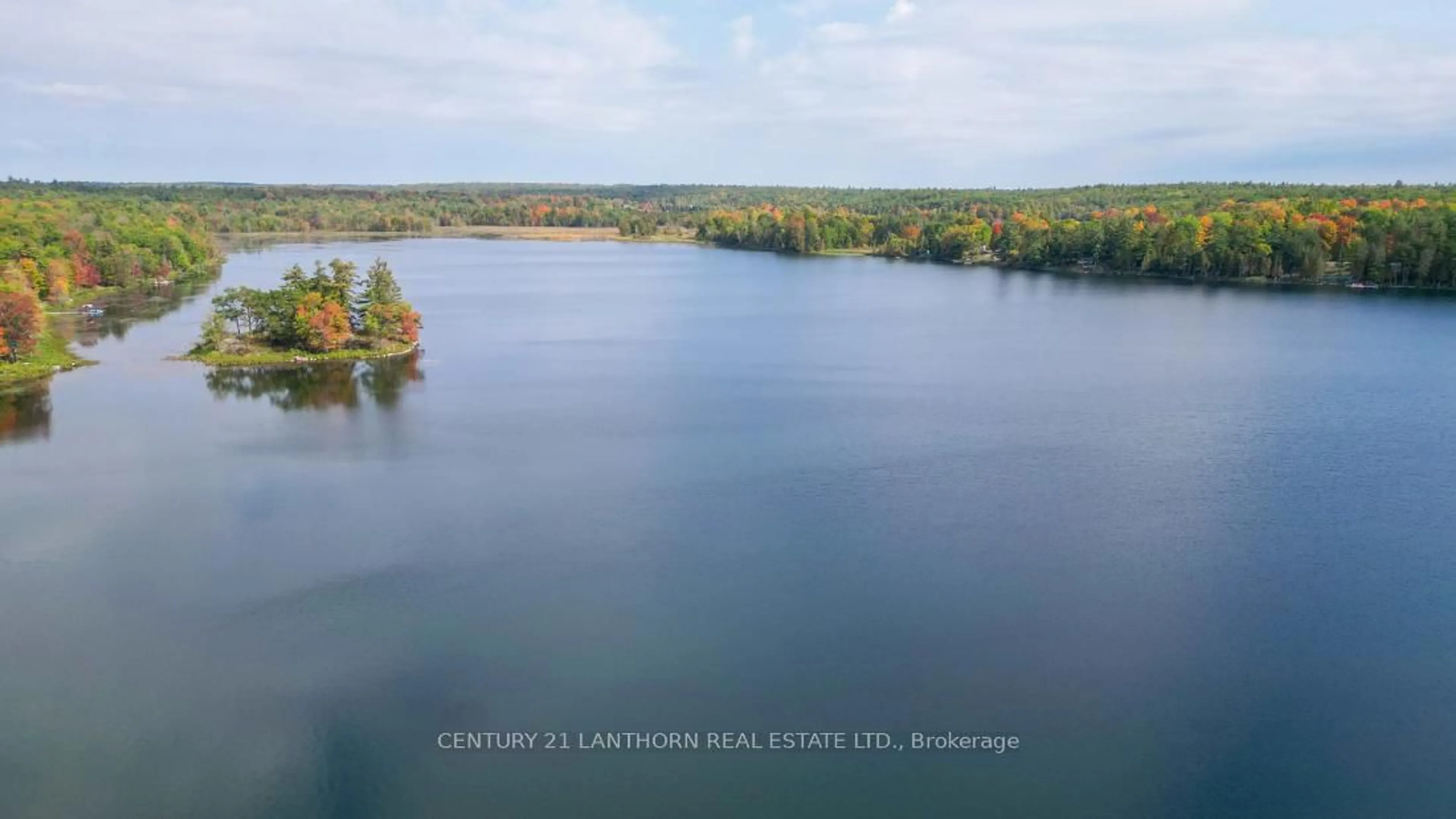 A pic from outside/outdoor area/front of a property/back of a property/a pic from drone, water/lake/river/ocean view for 492 C Yarrow Lane, Madoc Ontario K0K 2K0