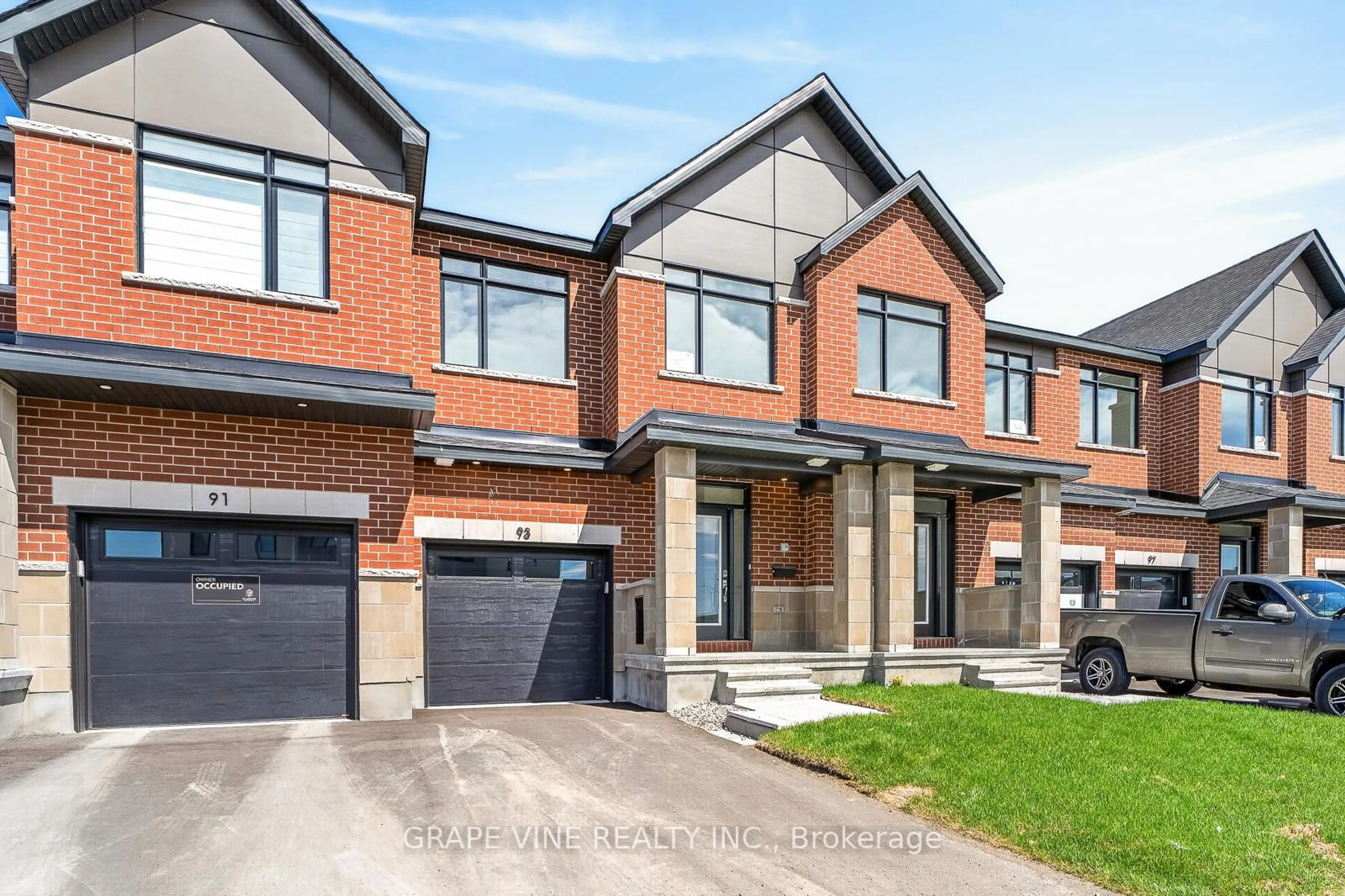 Home with brick exterior material, street for 93 San Felice Circ, Kanata Ontario K2S 2R9