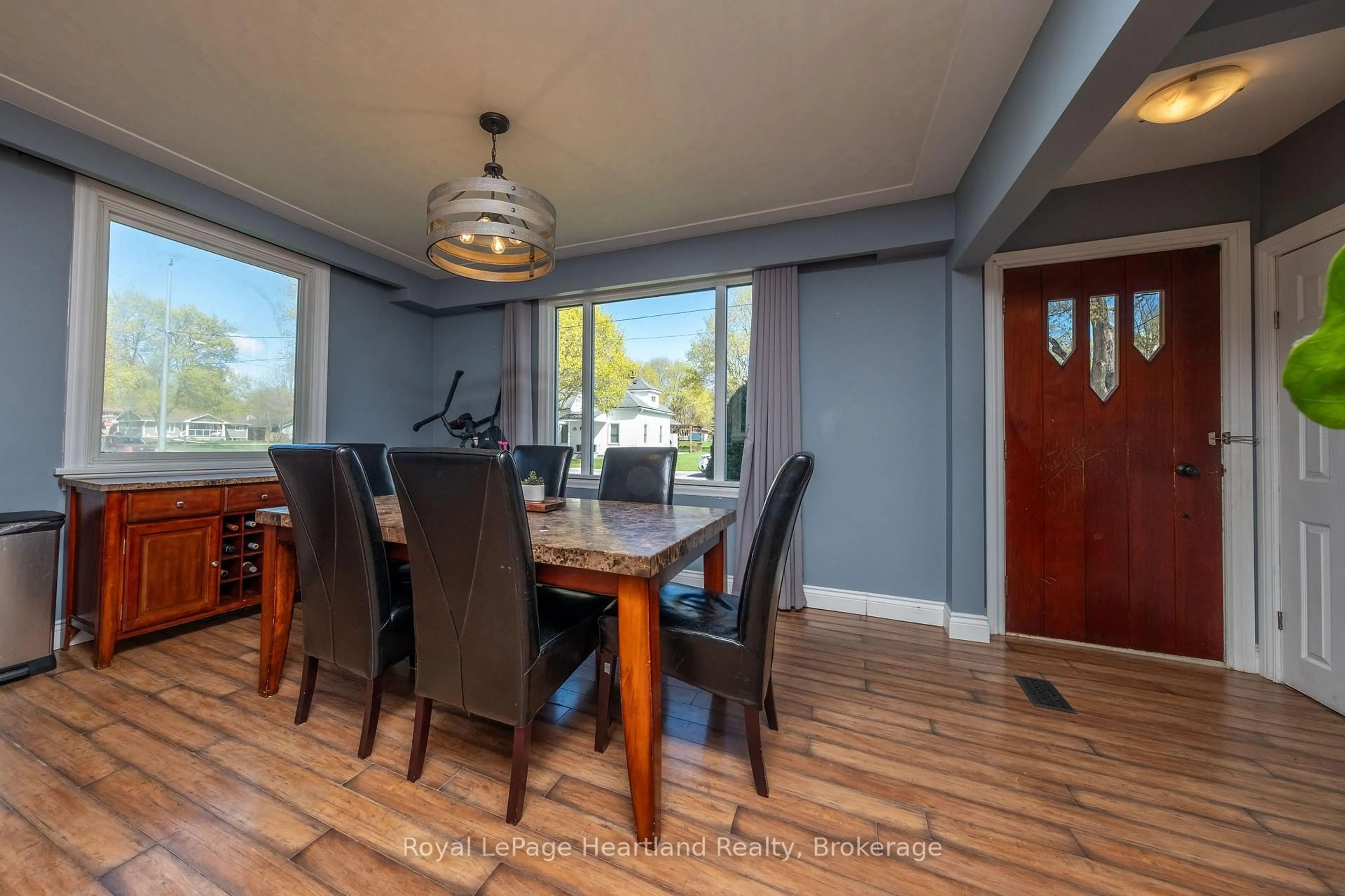 Dining room, wood/laminate floor for 210 LEOPOLD St, North Huron Ontario N0G 2W0