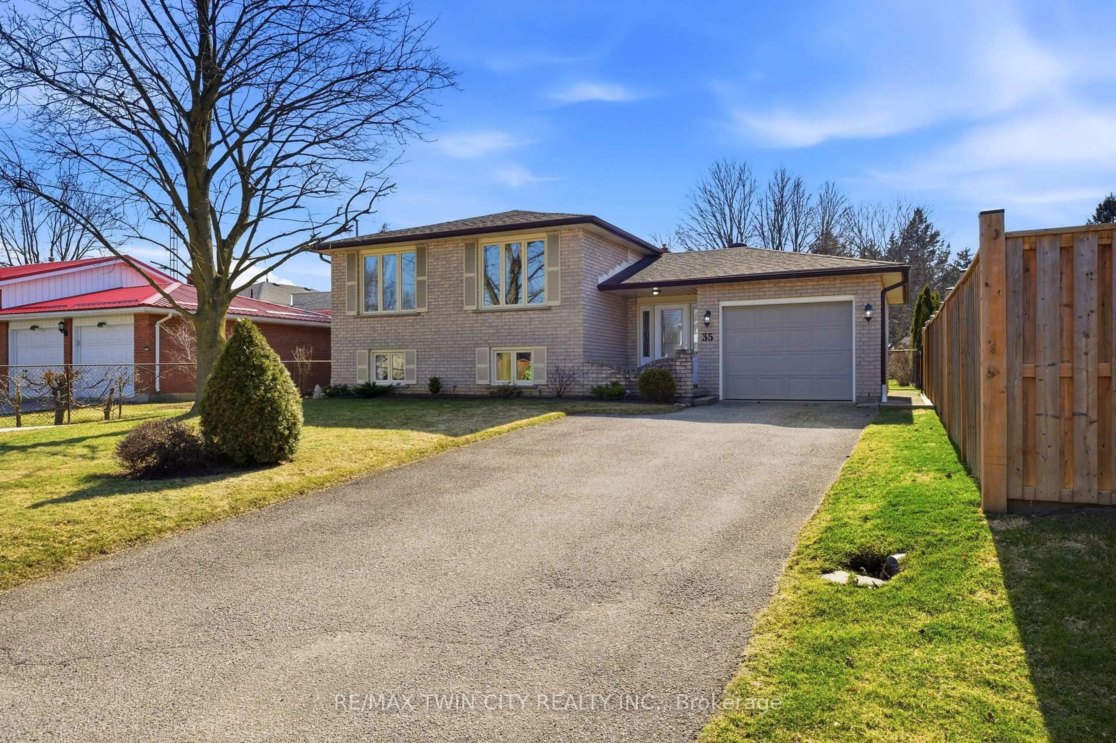 Home with brick exterior material, street for 35 Bernard Ave, Brantford Ontario N3R 7K7