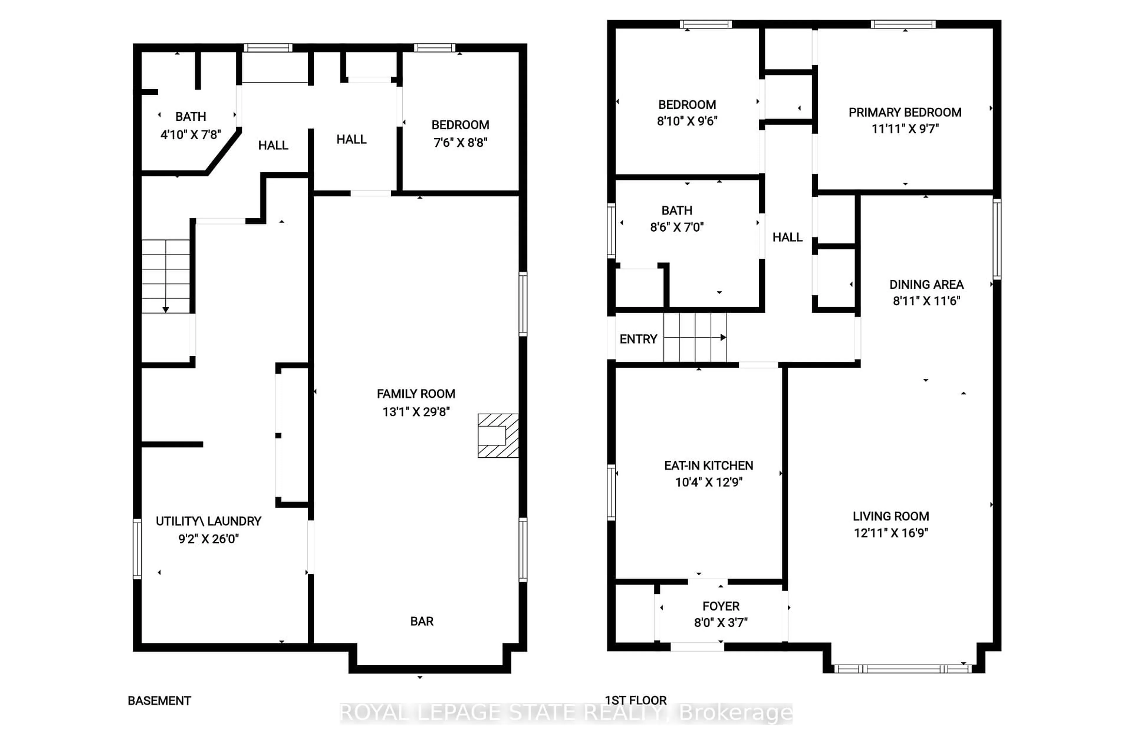 Floor plan for 791 Brucedale Ave, Hamilton Ontario L8V 1S4
