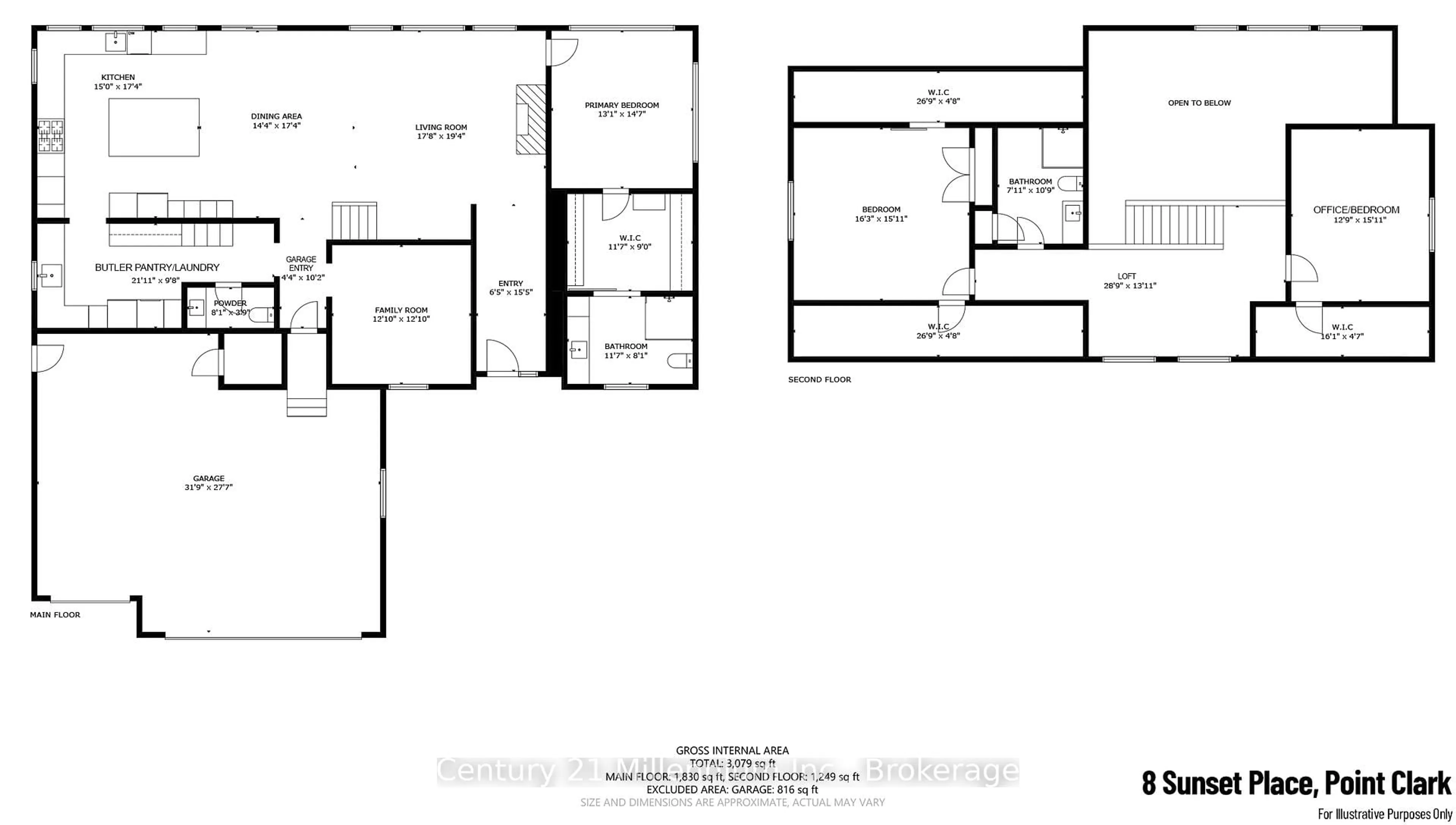Floor plan for 8 Sunset Pl, Huron-Kinloss Ontario N2Z 0G6