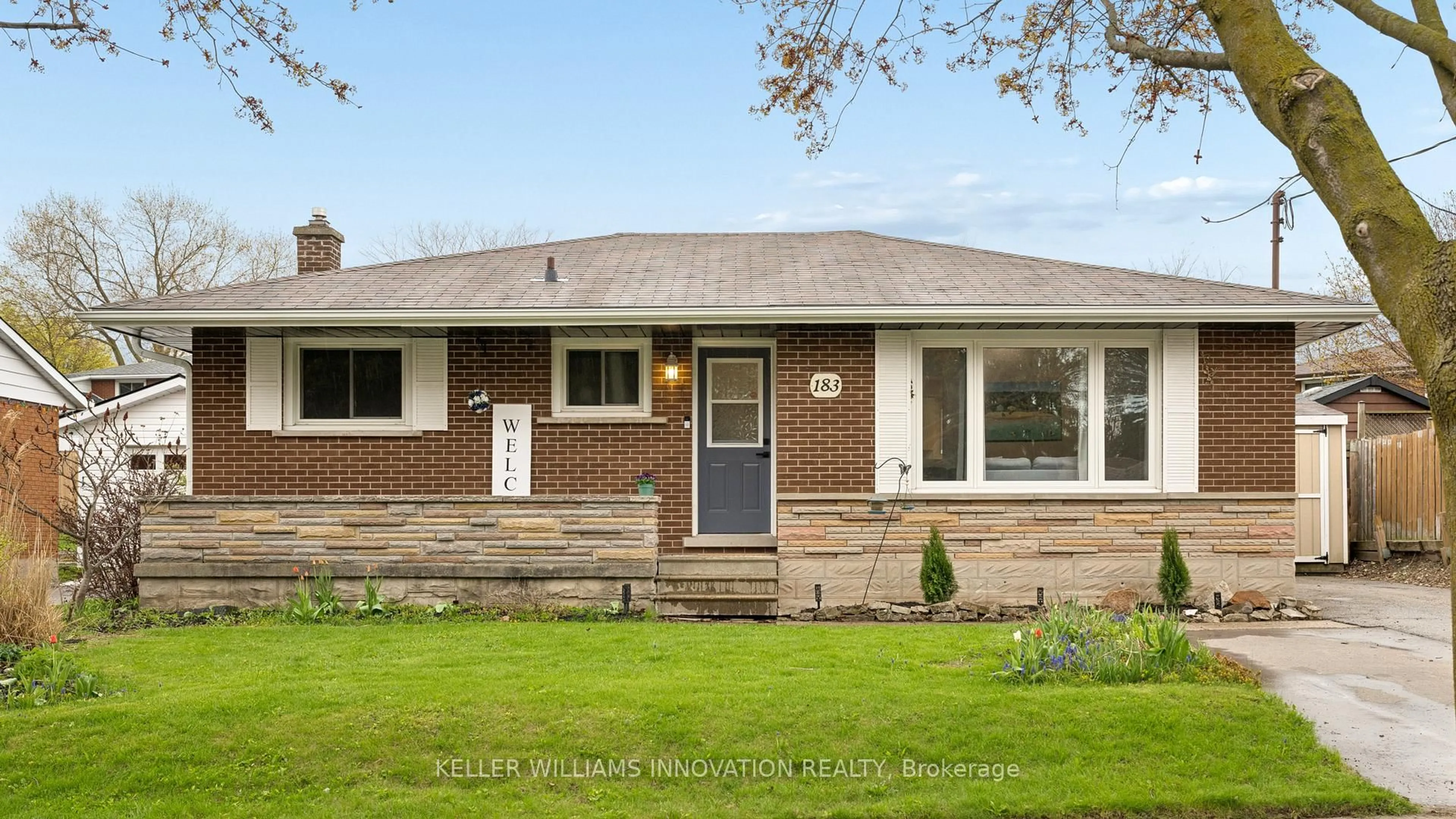 Home with brick exterior material, street for 183 Kipling Ave, Kitchener Ontario N2C 2B9