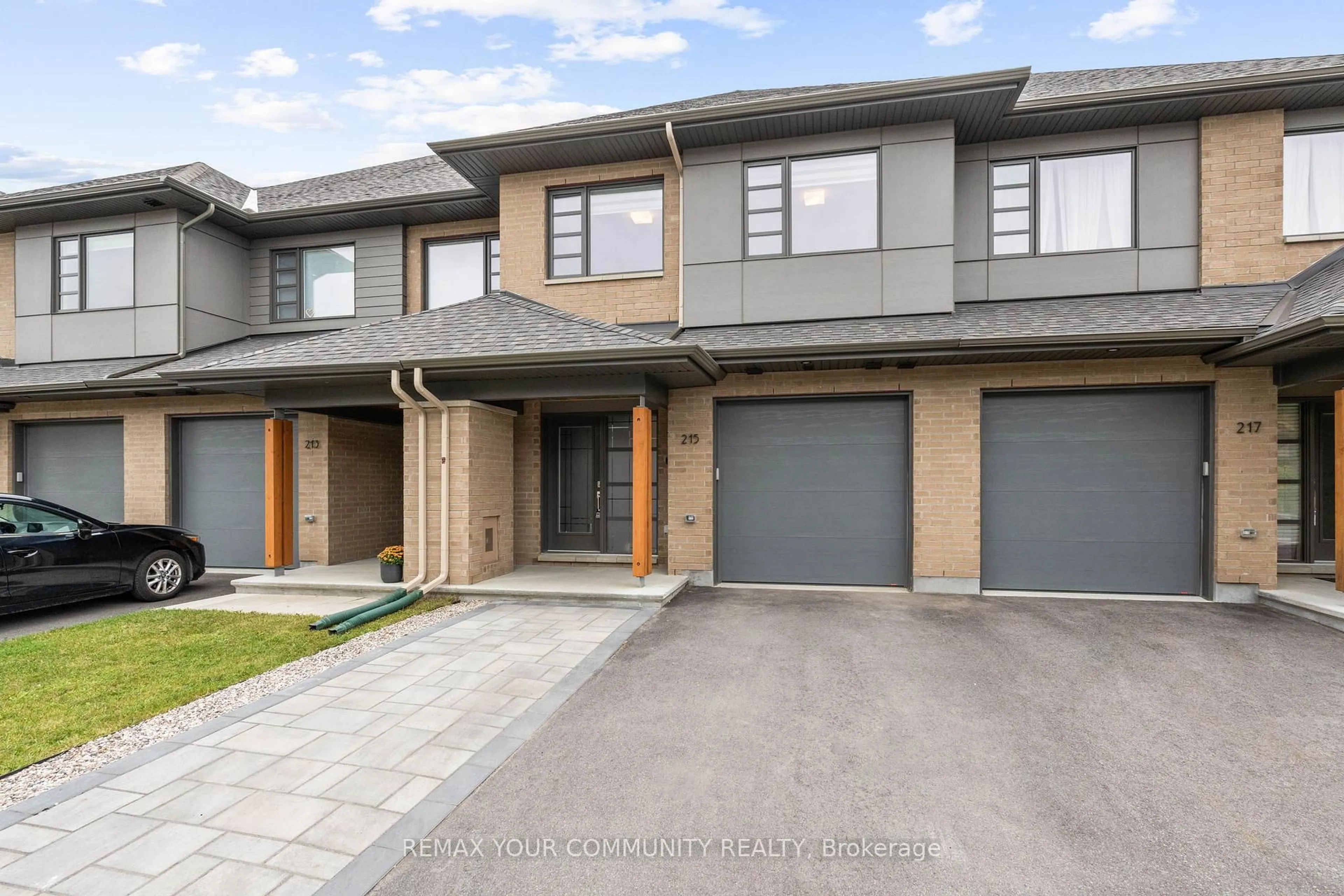 Home with brick exterior material, street for 215 Pisces Terr, Ottawa Ontario K1T 0S8