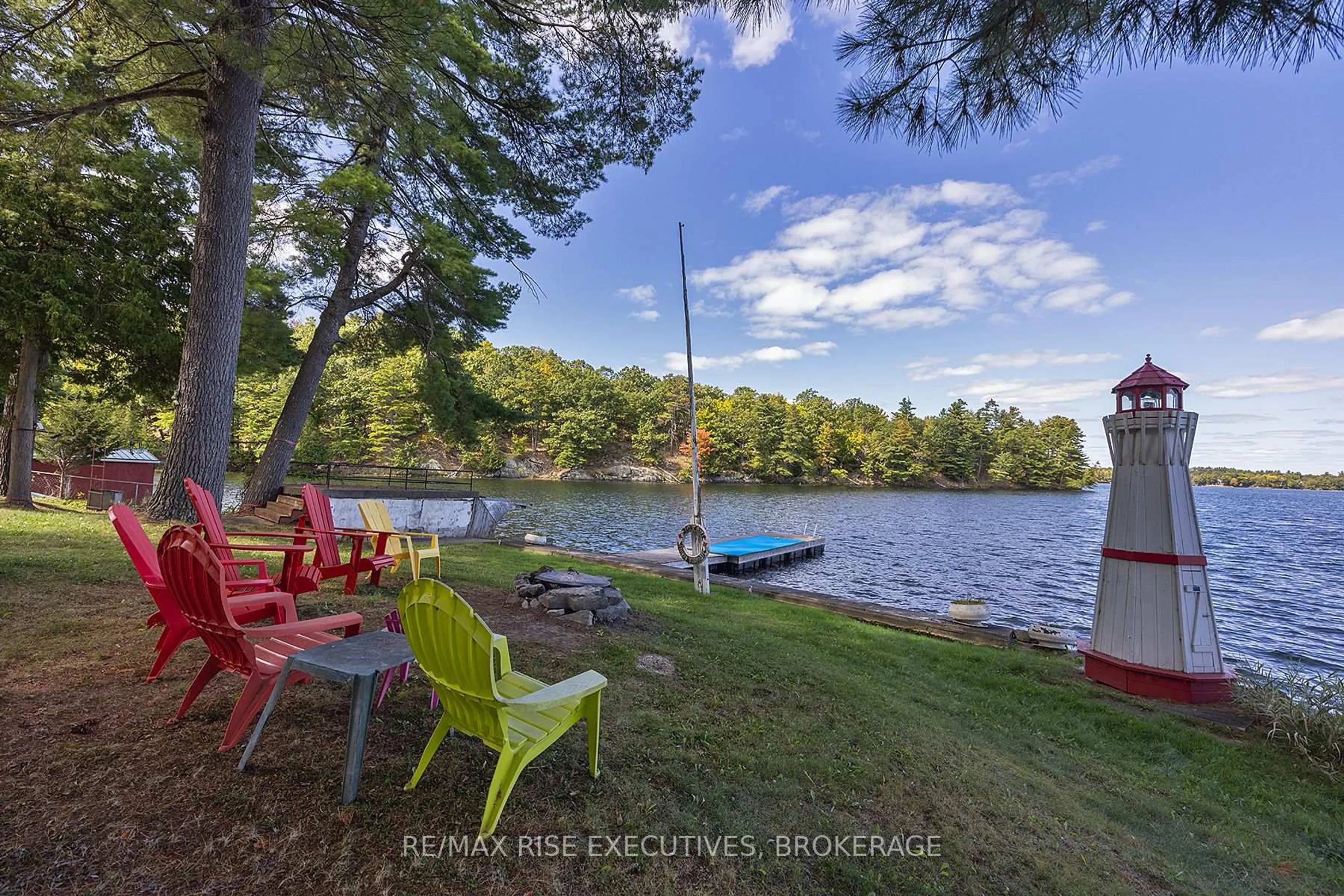Patio, water/lake/river/ocean view for 6862 Smith Lane, Perth Road Ontario K0H 2L0
