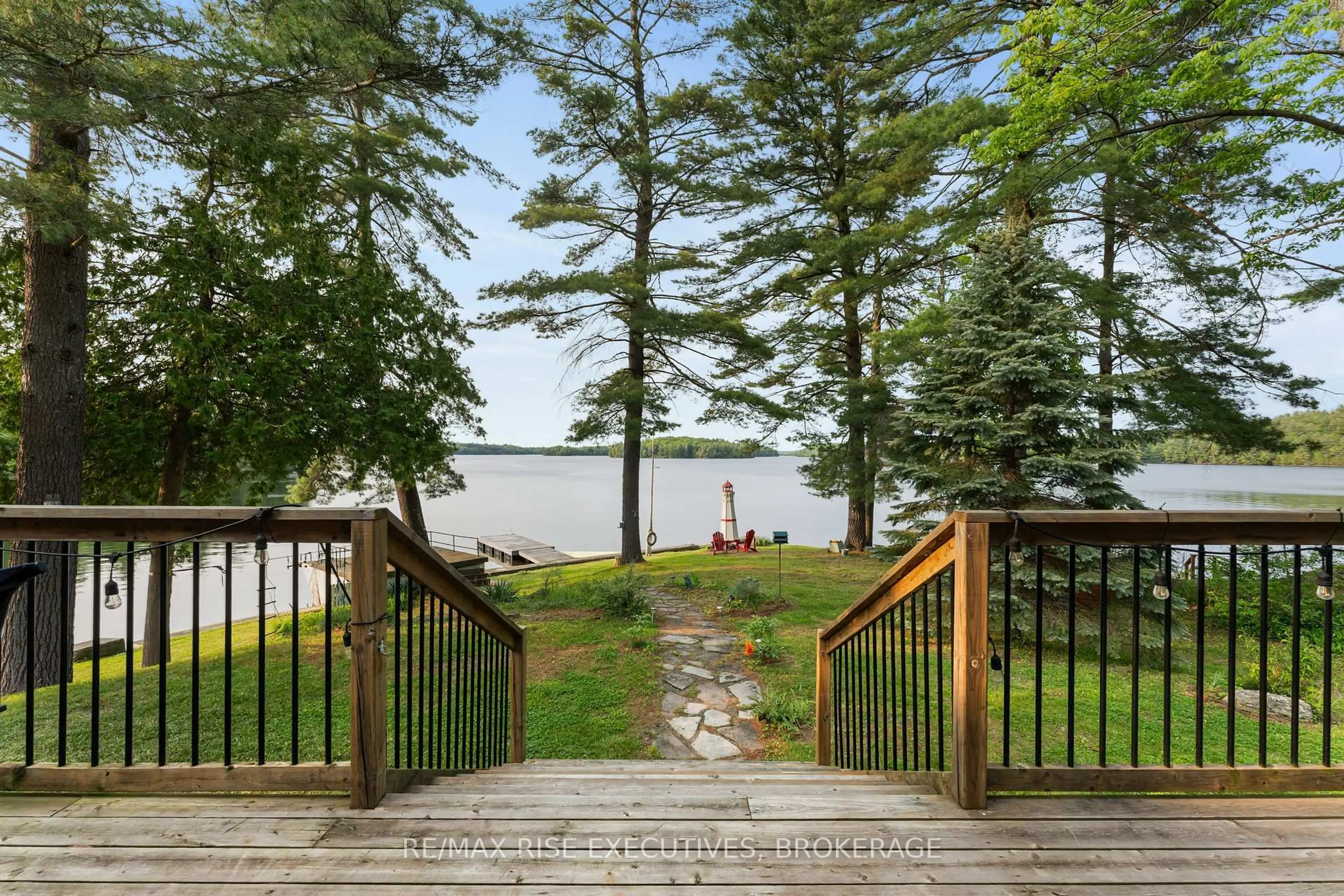 Patio, water/lake/river/ocean view for 6862 Smith Lane, Perth Road Ontario K0H 2L0