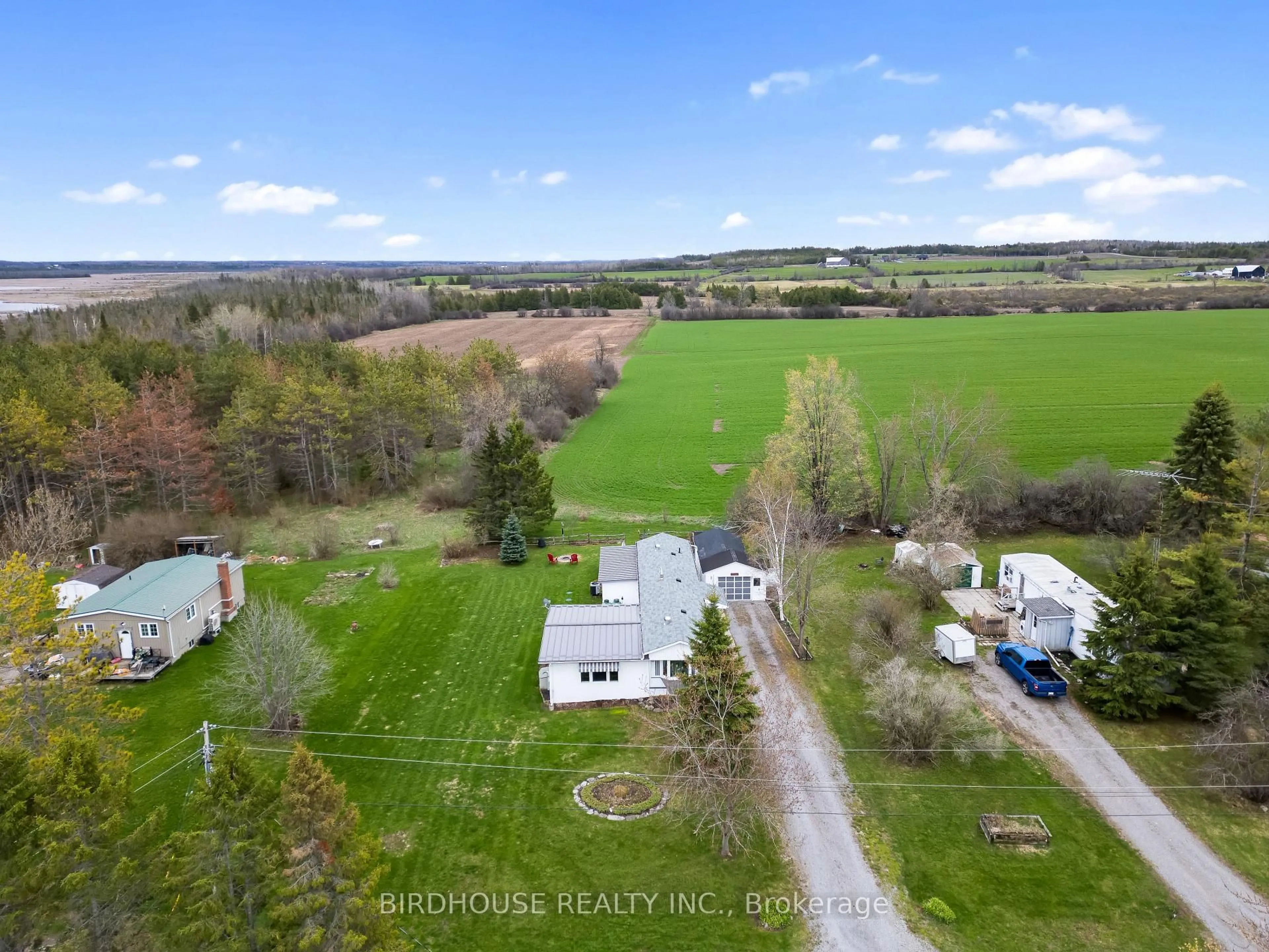 A pic from outside/outdoor area/front of a property/back of a property/a pic from drone, water/lake/river/ocean view for 68 Glenway Dr, Kawartha Lakes Ontario K0M 1L0