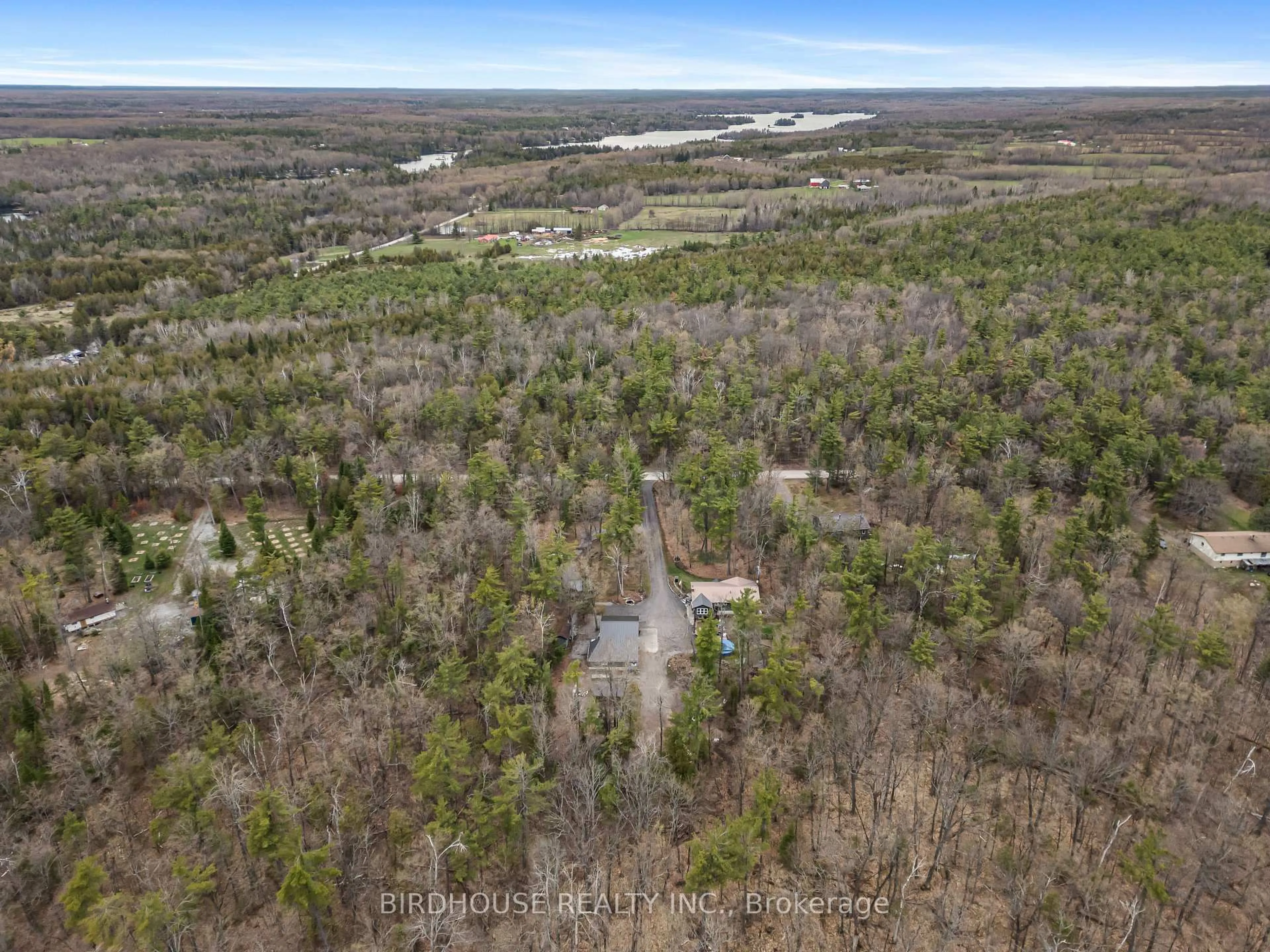 A pic from outside/outdoor area/front of a property/back of a property/a pic from drone, water/lake/river/ocean view for 40 Hugill Rd, Kawartha Lakes Ontario K0M 1K0