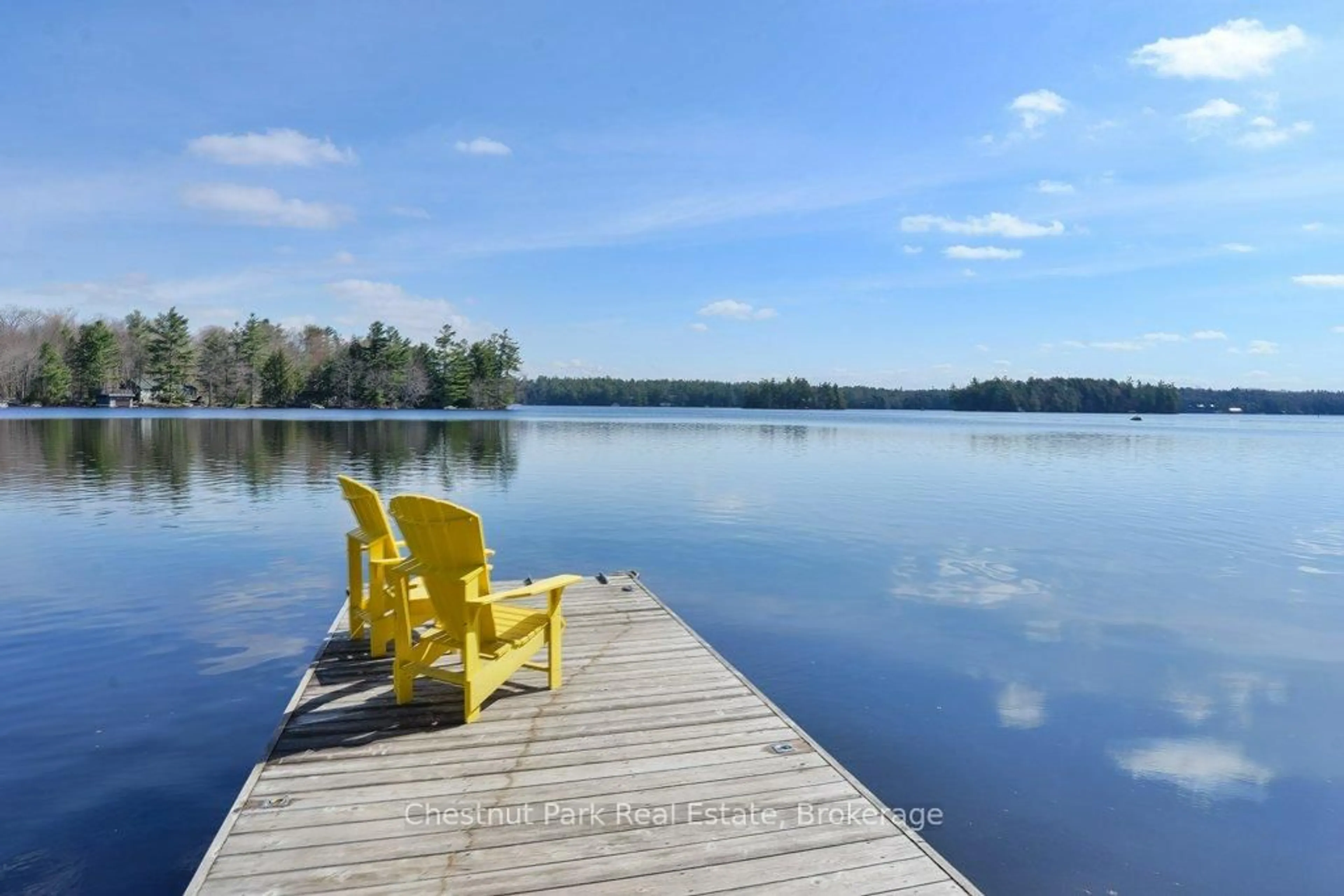 Patio, water/lake/river/ocean view for 1124 Sunset Bay Rd, Muskoka Lakes Ontario P0B 1J0