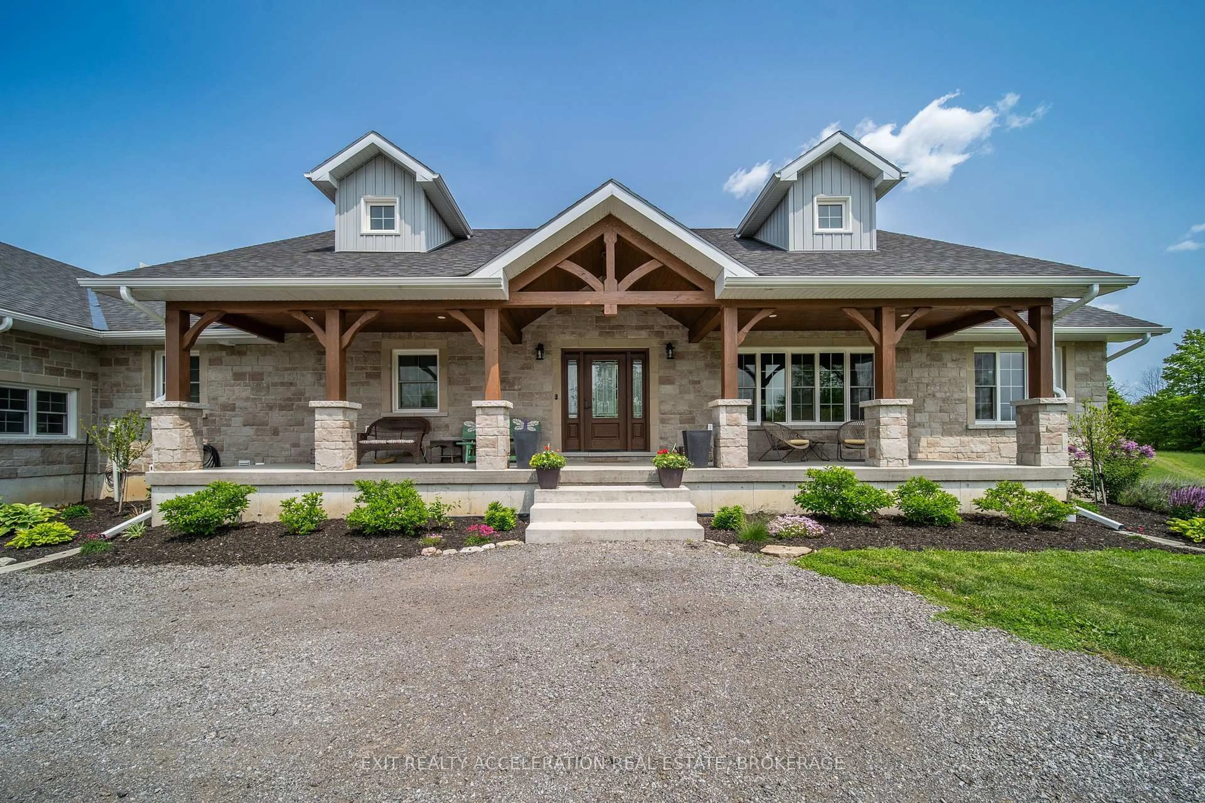 Home with brick exterior material, building for 5123 County Road 4, Kaladar Ontario K0K 1Z0