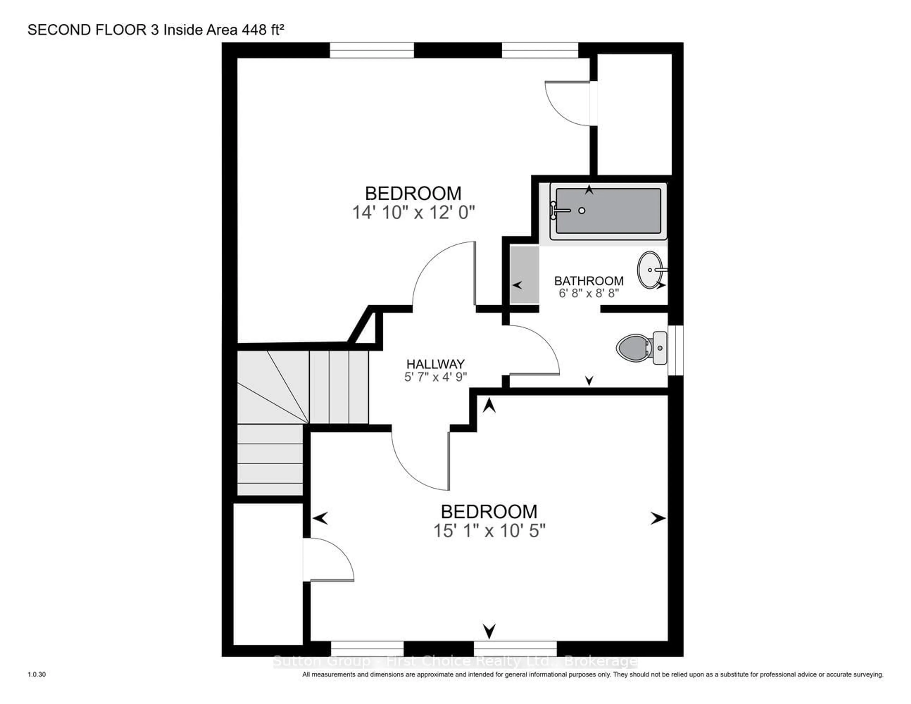 Floor plan for 196 Nile St, Stratford Ontario N5A 4E6