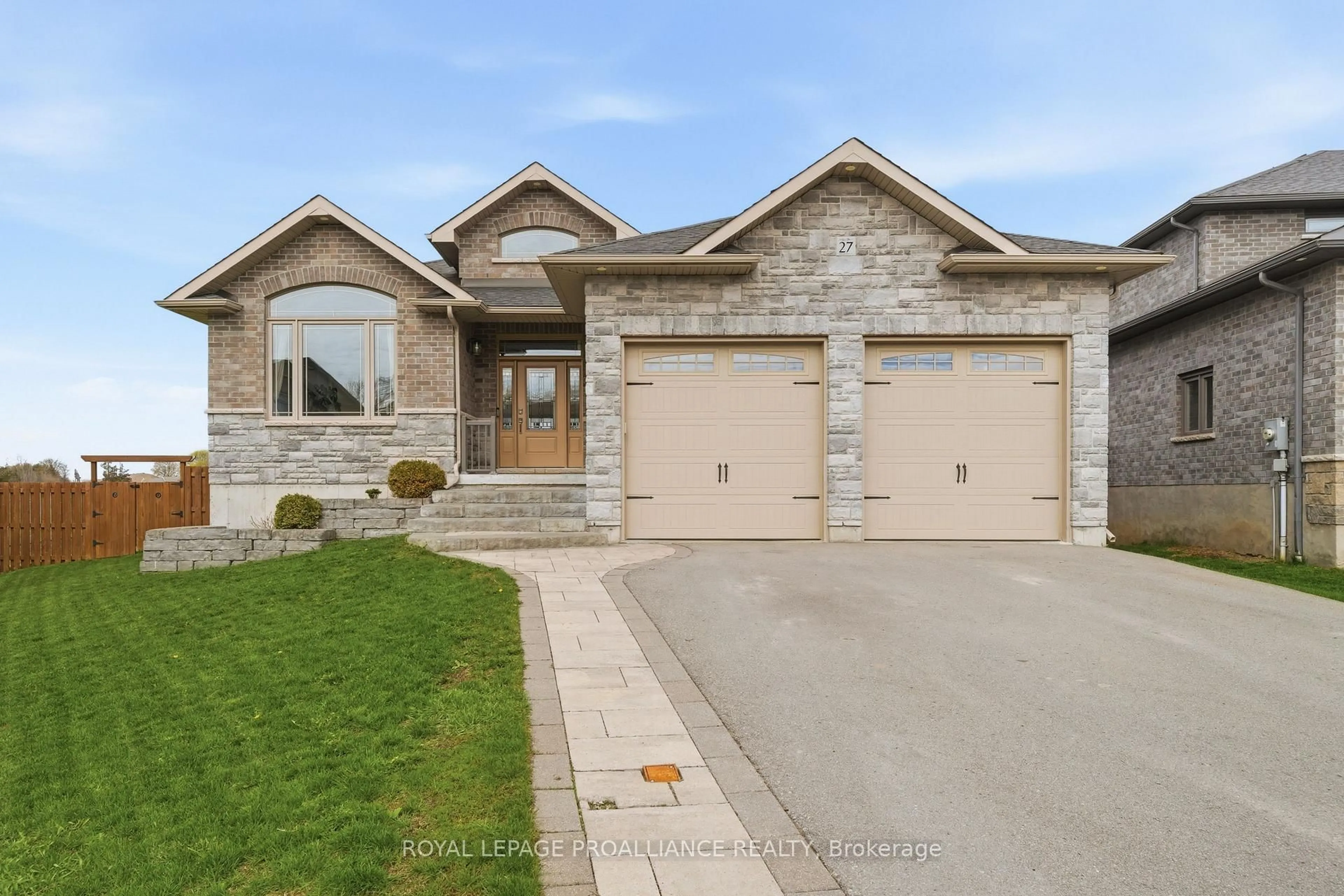 Home with brick exterior material, street for 27 Blossom Crt, Quinte West Ontario K8V 0E8