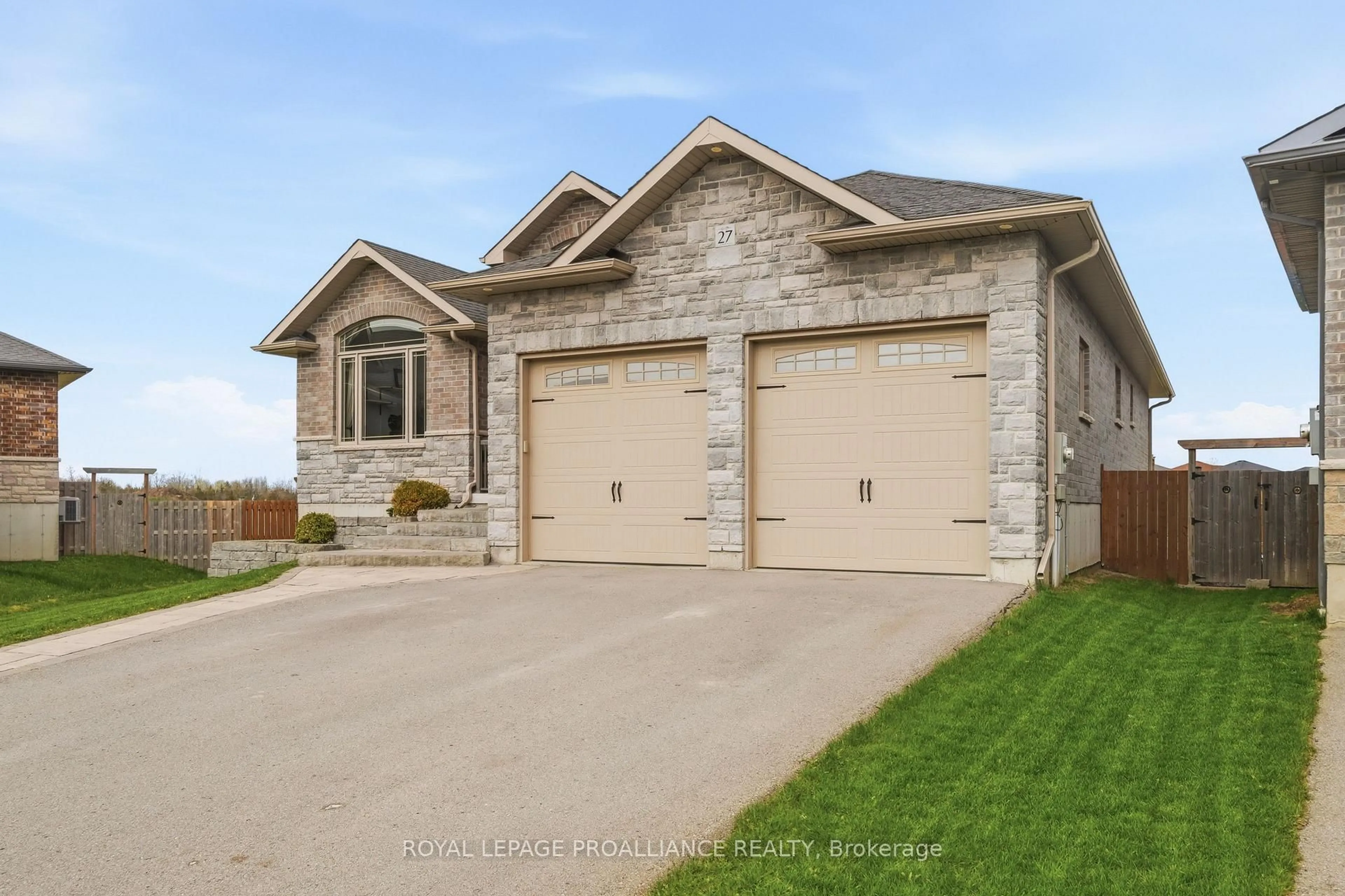 Home with brick exterior material, street for 27 Blossom Crt, Quinte West Ontario K8V 0E8