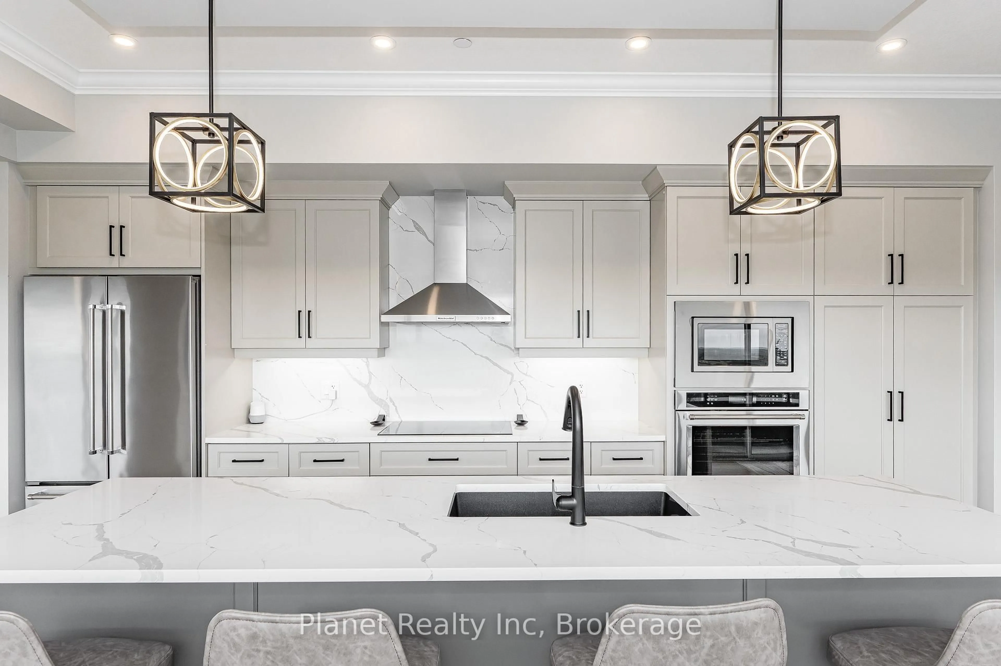 Contemporary kitchen, ceramic/tile floor for 1880 Gordon St #1401, Guelph Ontario N1L 0P5