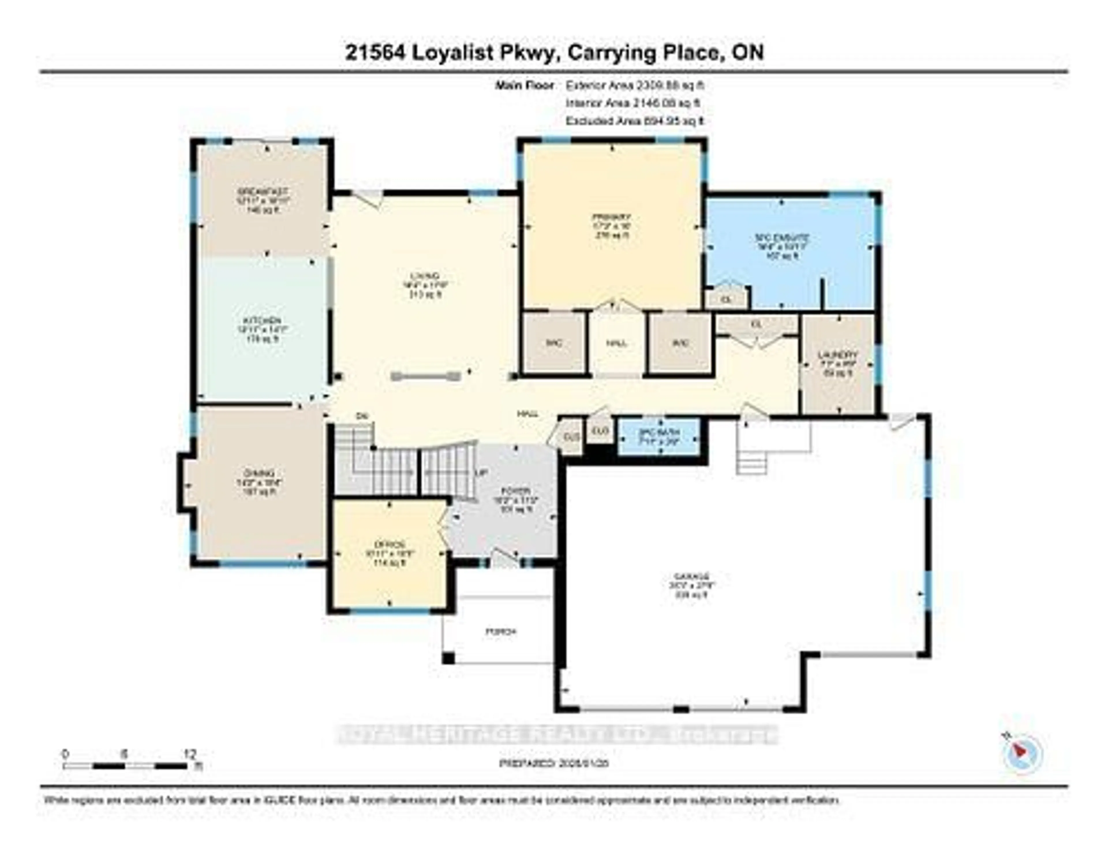 Floor plan for 21564 Loyalist Pkwy, Prince Edward County Ontario K0K 1L0