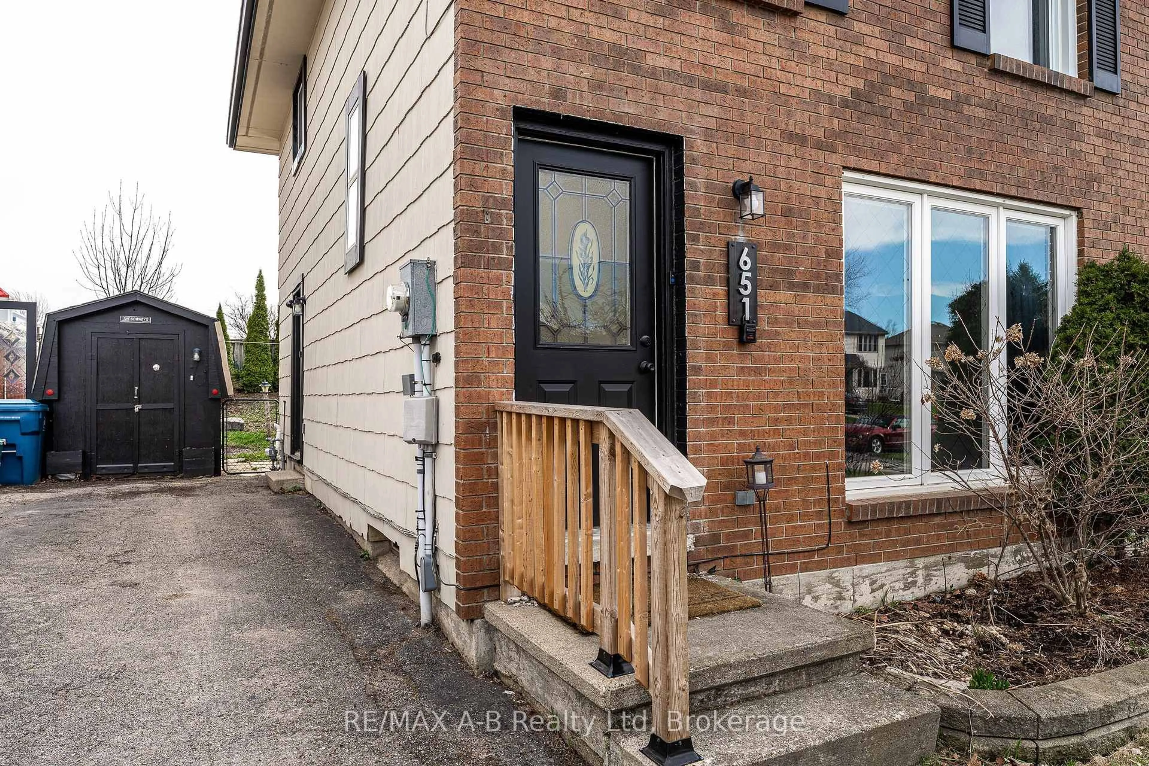 Home with brick exterior material, street for 651 Devon St, Stratford Ontario N4Z 1A5