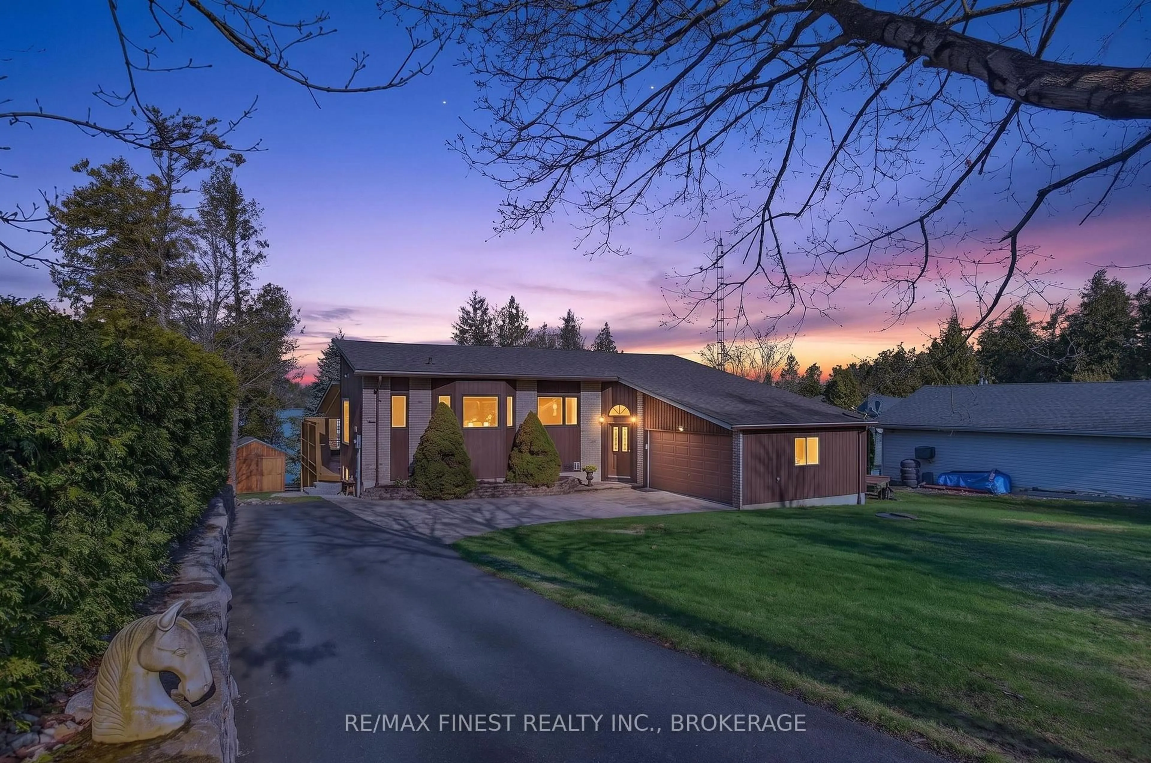 A pic from outside/outdoor area/front of a property/back of a property/a pic from drone, street for 50 Reddick Rd, Cramahe Ontario K0K 1S0