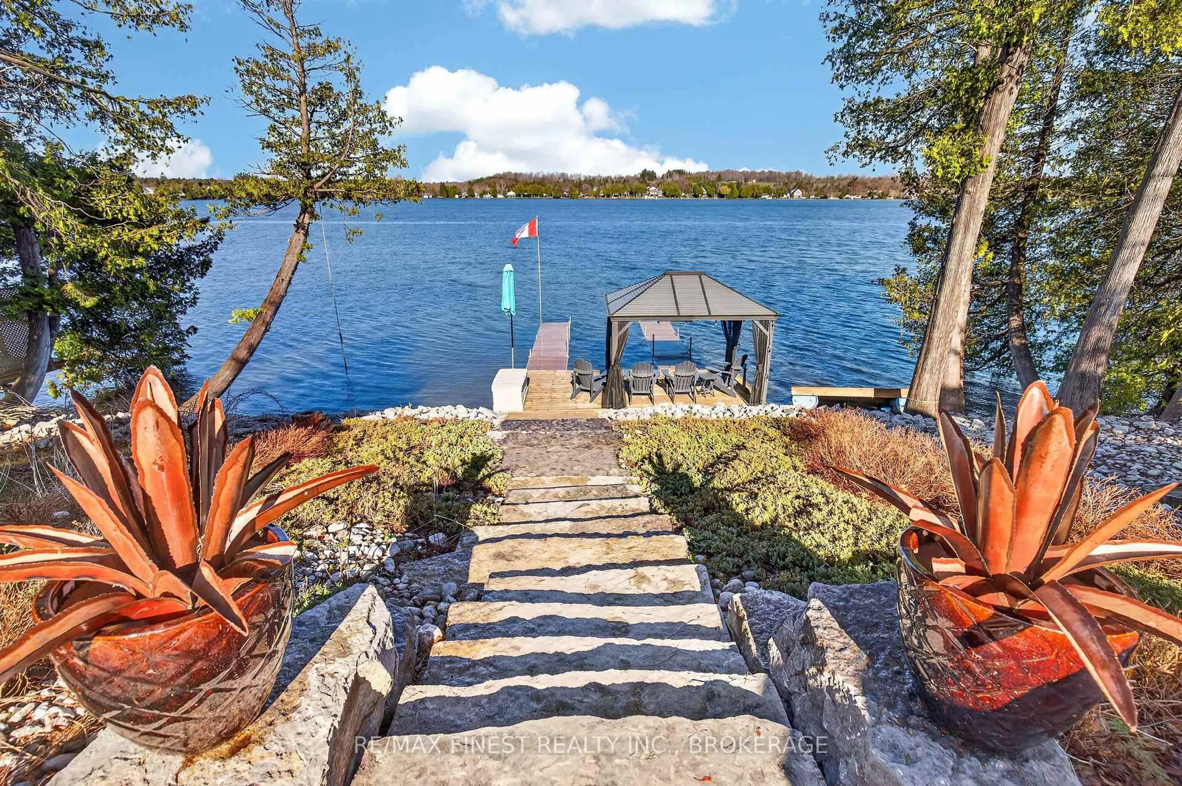 Patio, water/lake/river/ocean view for 50 Reddick Rd, Cramahe Ontario K0K 1S0