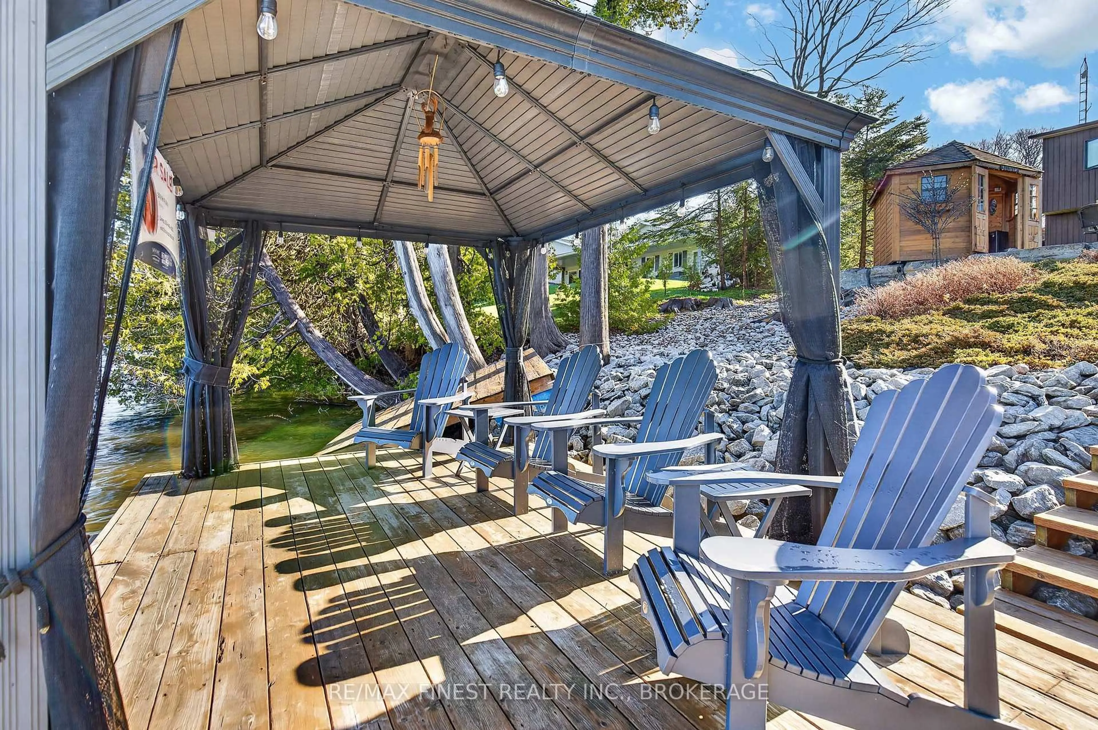 Patio, water/lake/river/ocean view for 50 Reddick Rd, Cramahe Ontario K0K 1S0