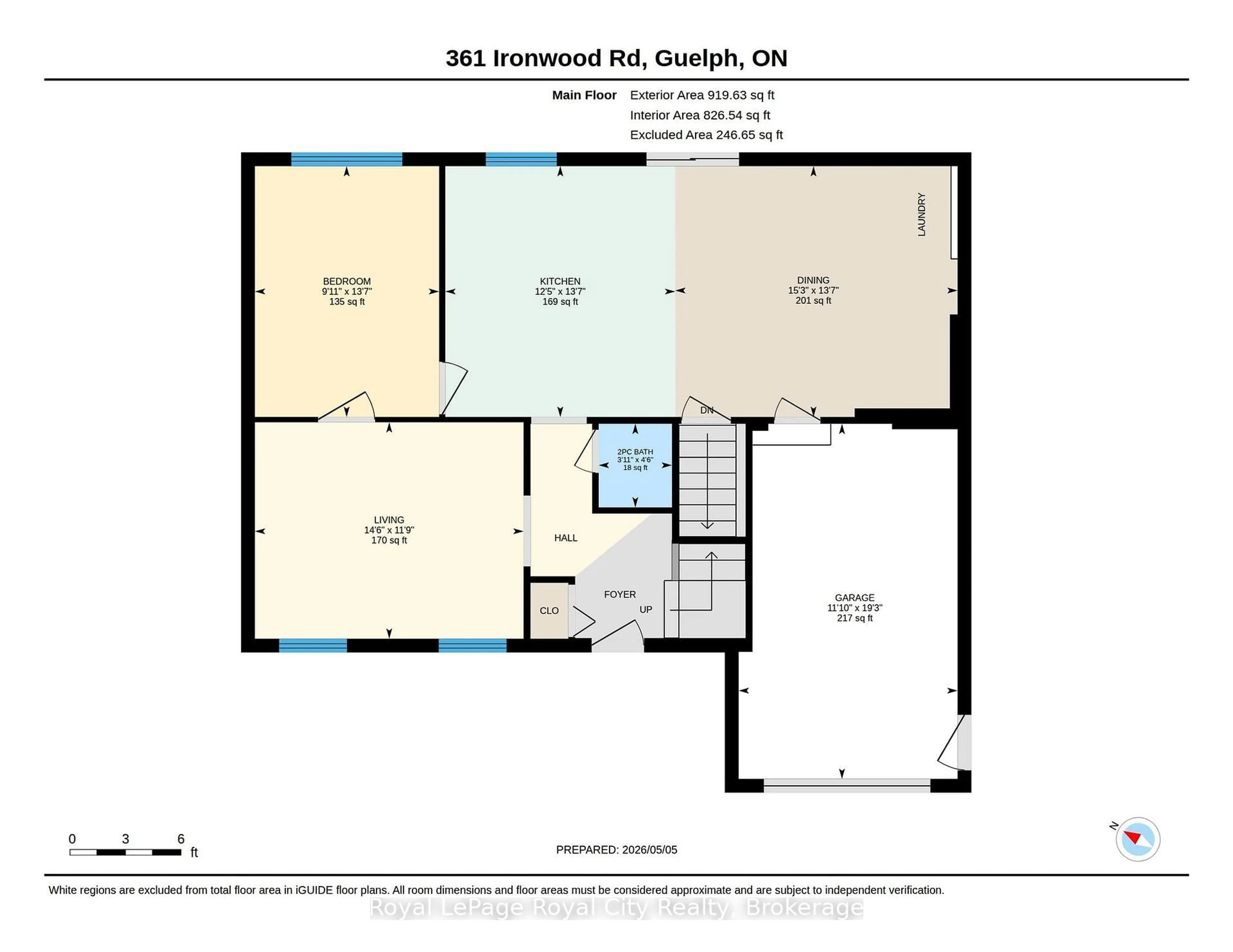 Floor plan for 361 Ironwood Rd, Guelph Ontario N1G 3P2