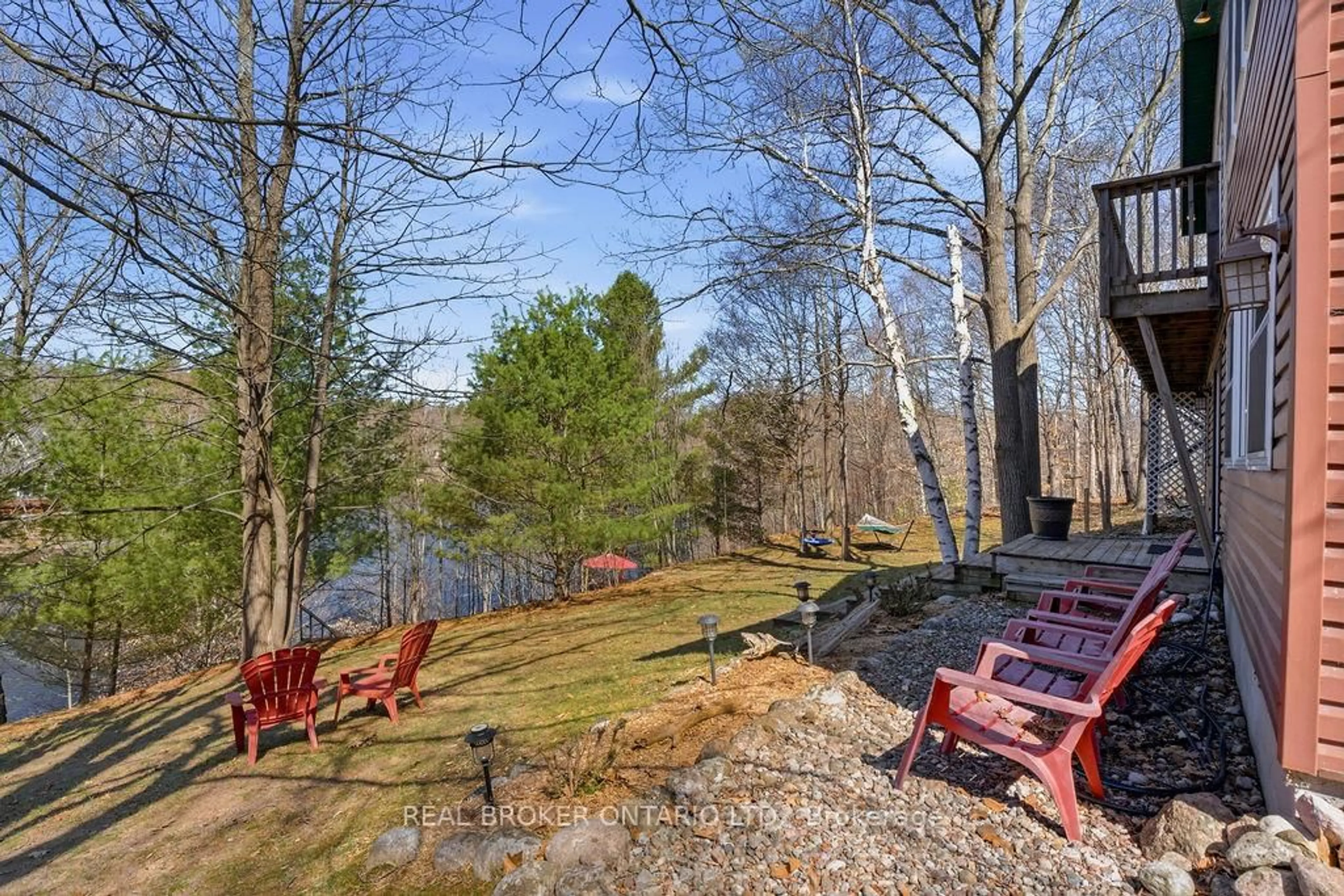 Patio, water/lake/river/ocean view for 2225 Green Bay Rd, Godfrey Ontario K0H 1T0