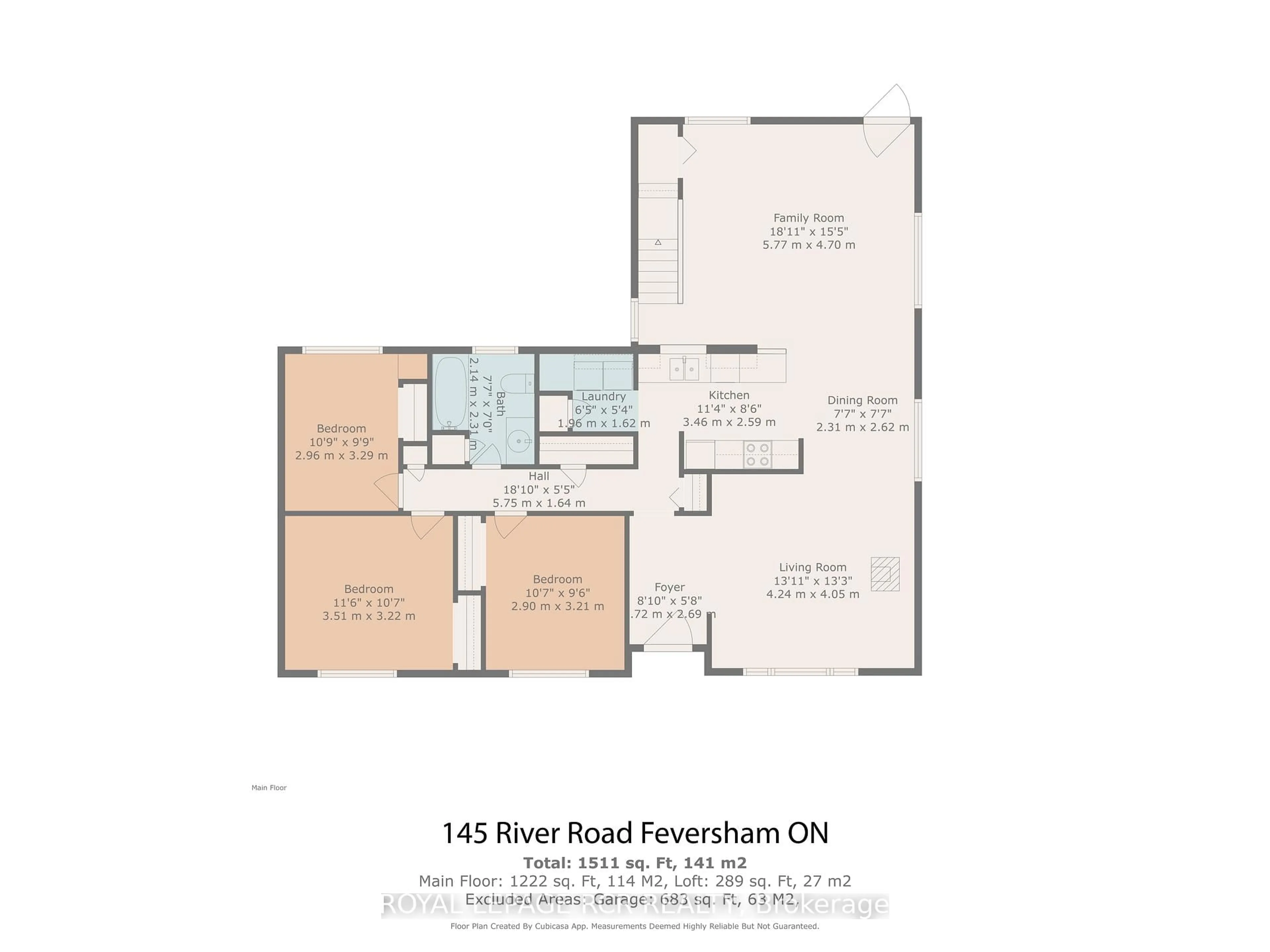 Floor plan for 145 River Rd, Grey Highlands Ontario N0C 1C0