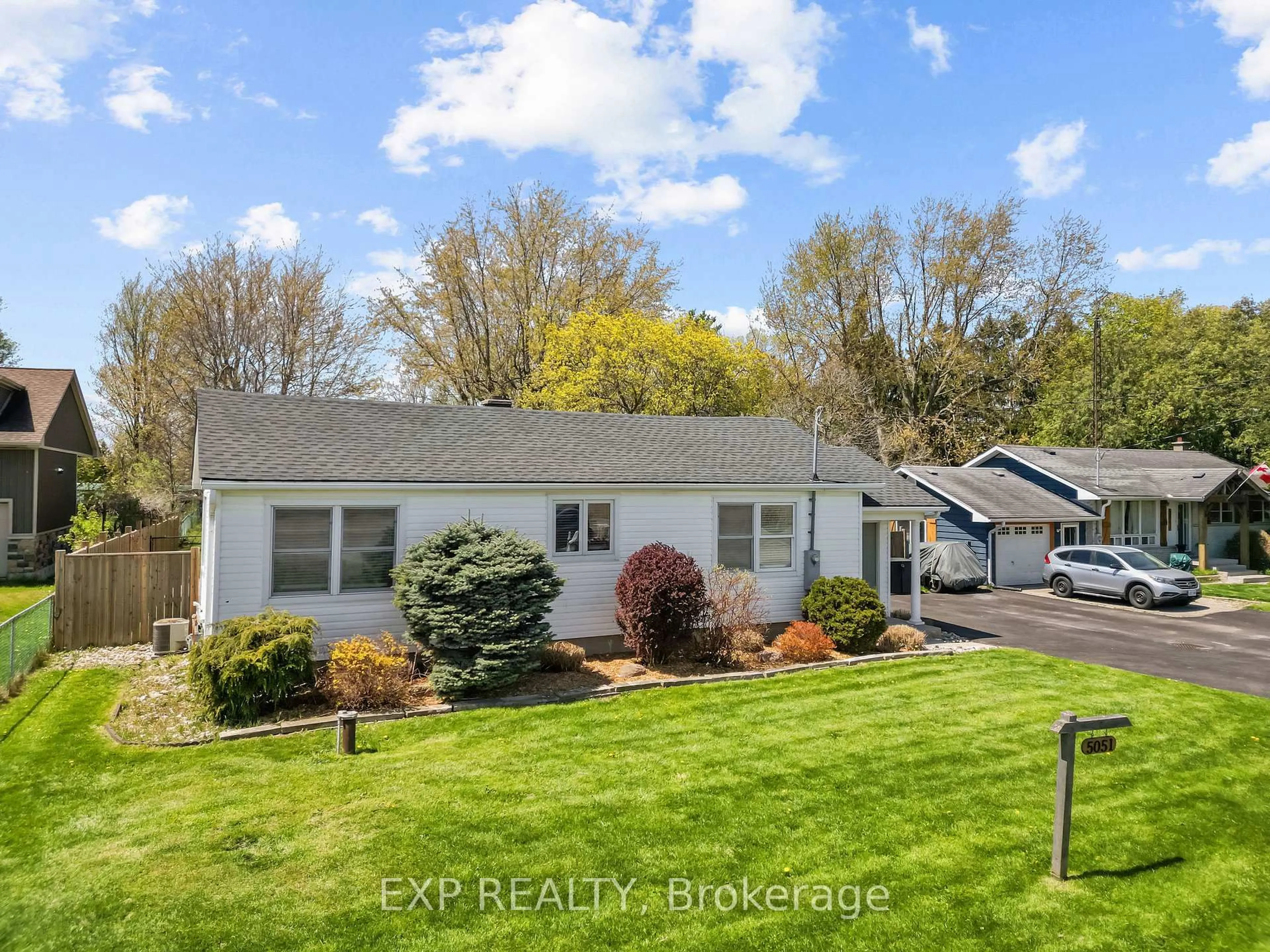 A pic from outside/outdoor area/front of a property/back of a property/a pic from drone, water/lake/river/ocean view for 5051 Wellington Rd, London South Ontario N6E 3X9