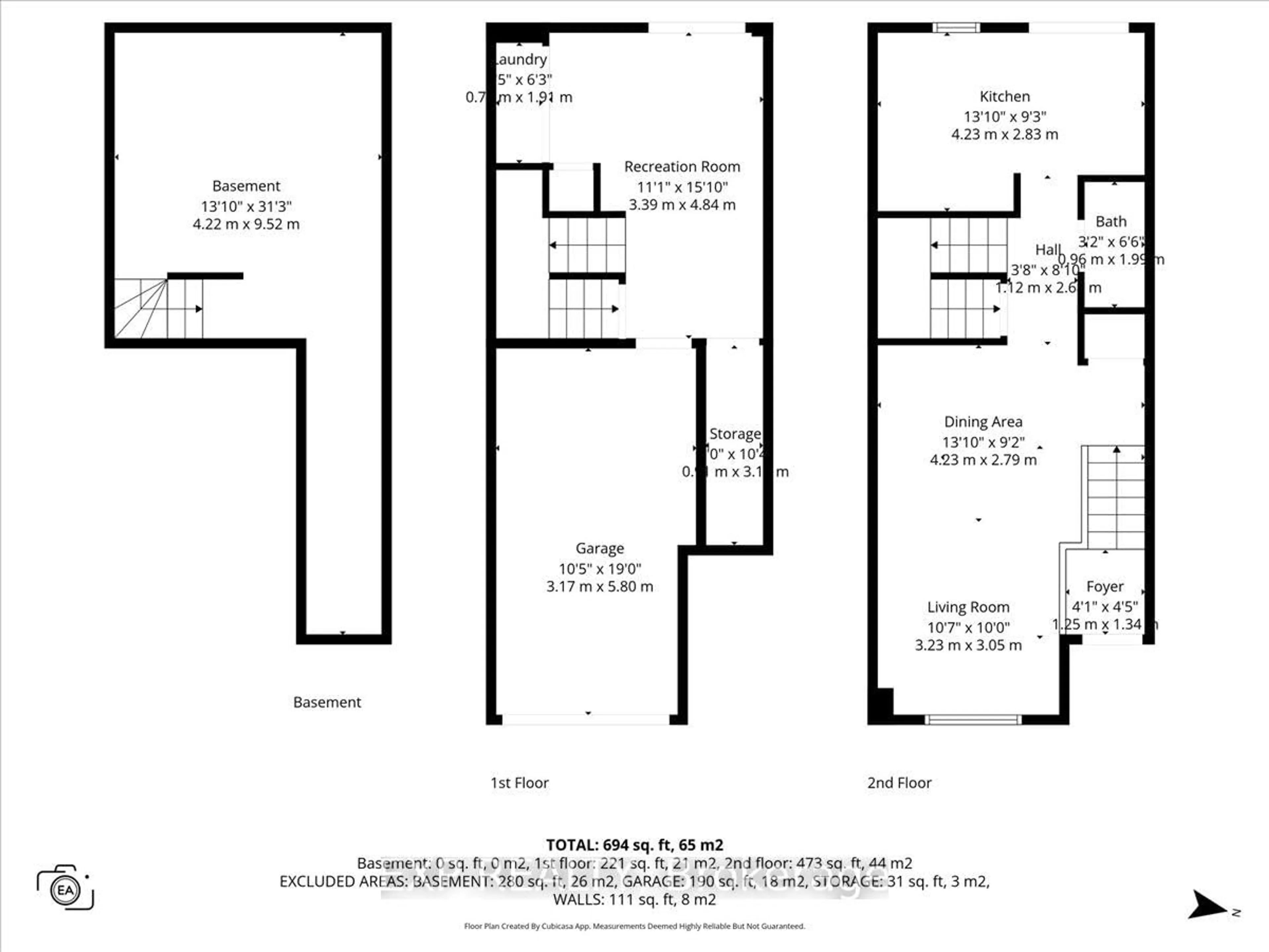Floor plan for 36 Yorkville St, Ottawa Ontario K2C 4B5
