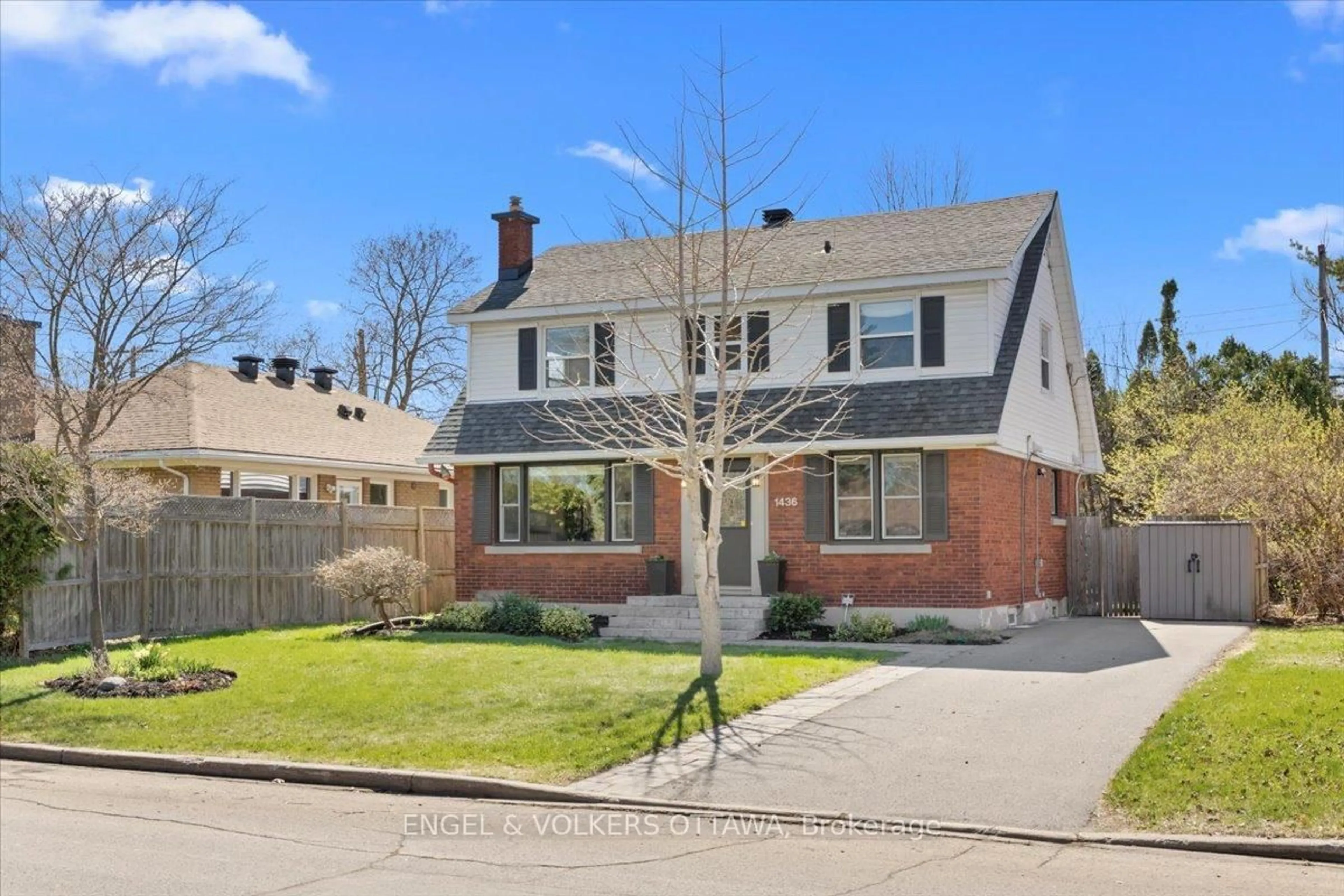 Home with brick exterior material, street for 1436 Larose Ave, Ottawa Ontario K1Z 7X8
