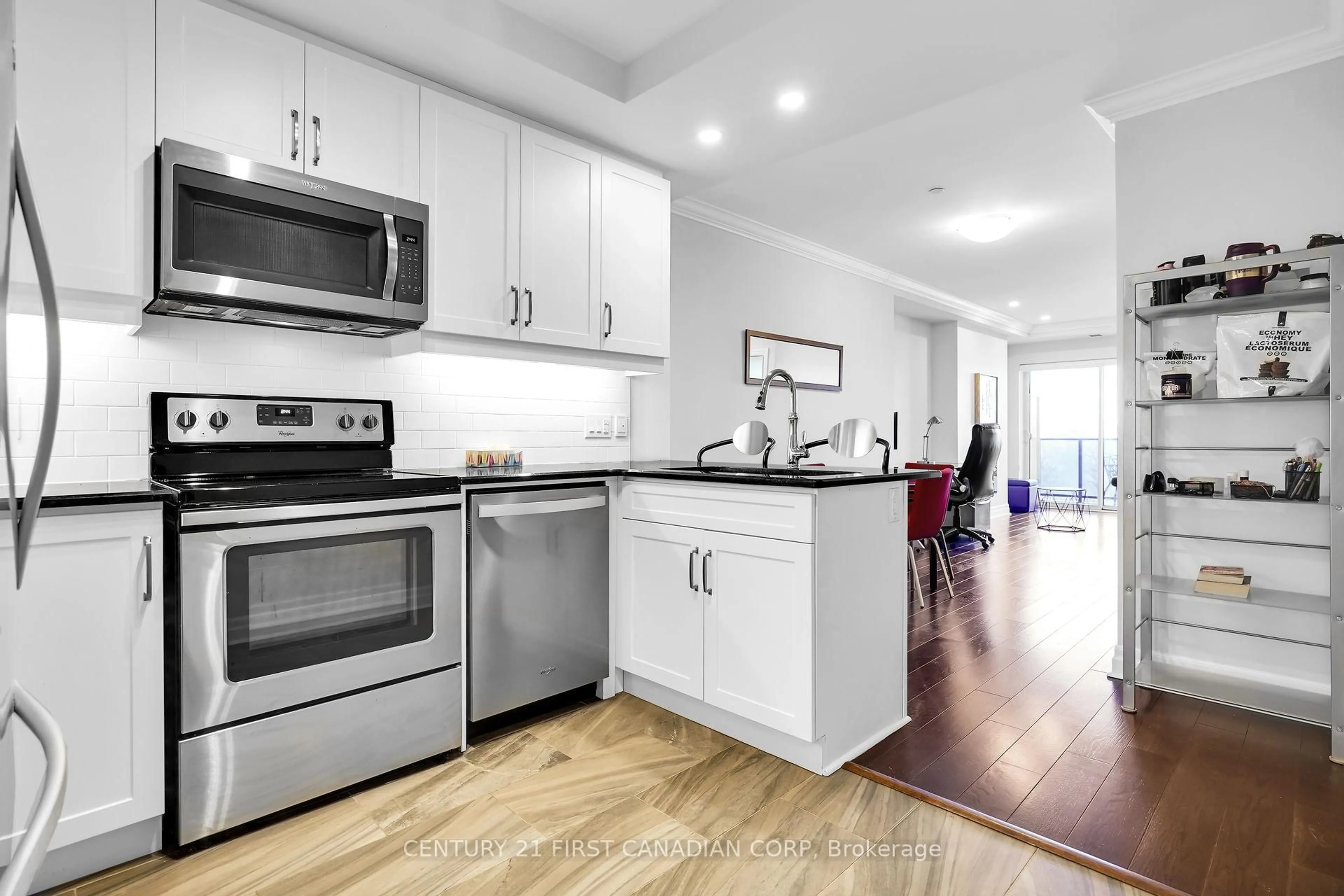 Open concept kitchen, unknown for 505 TALBOT St #803, London East Ontario N6A 2S6